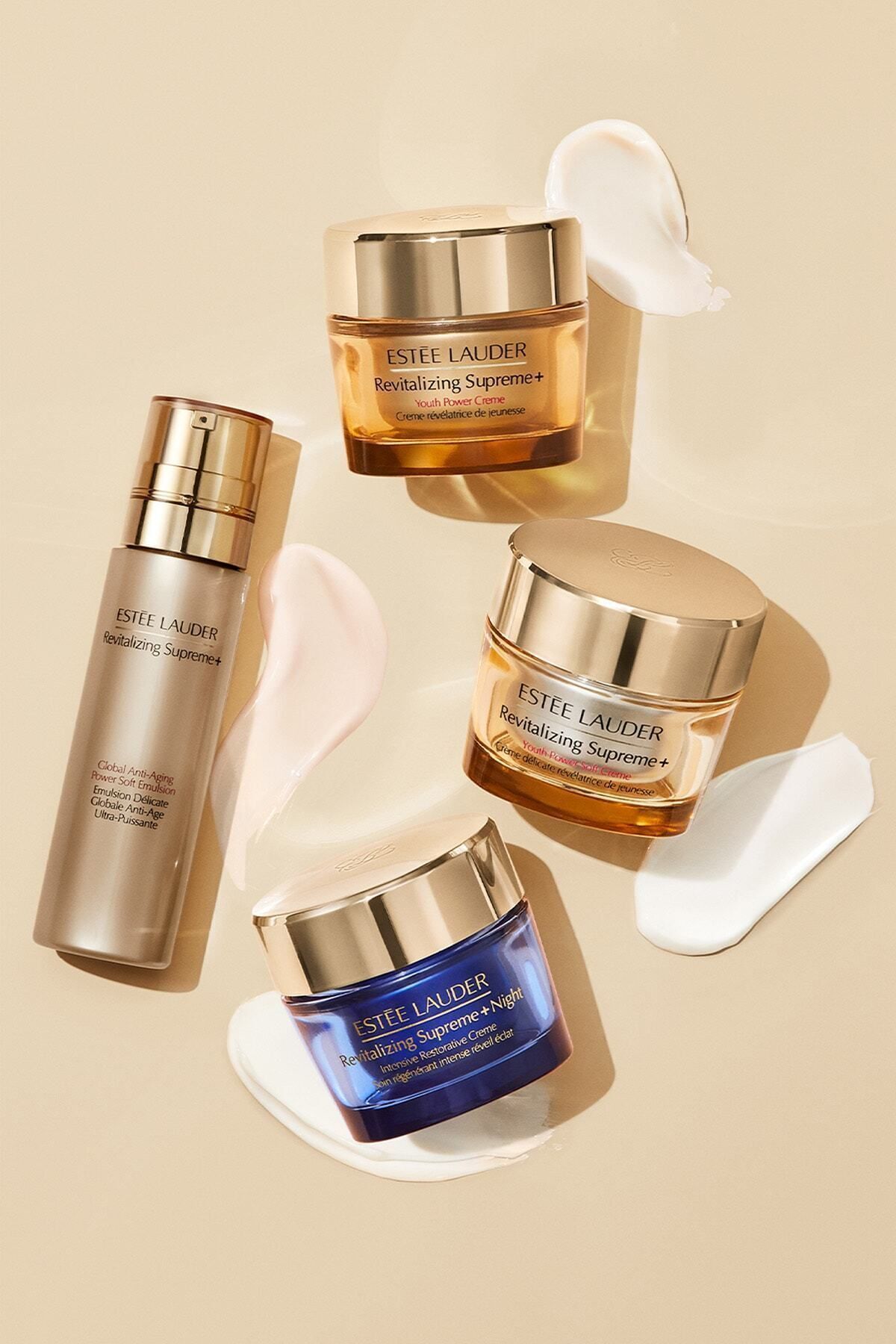کرم شب مرطوب کننده ضد پیری شبانه REVITALIZING SUPREME+ NIGHT CREAM 2X فرمول غلظت شده 50ML استی لادر Estee Lauder