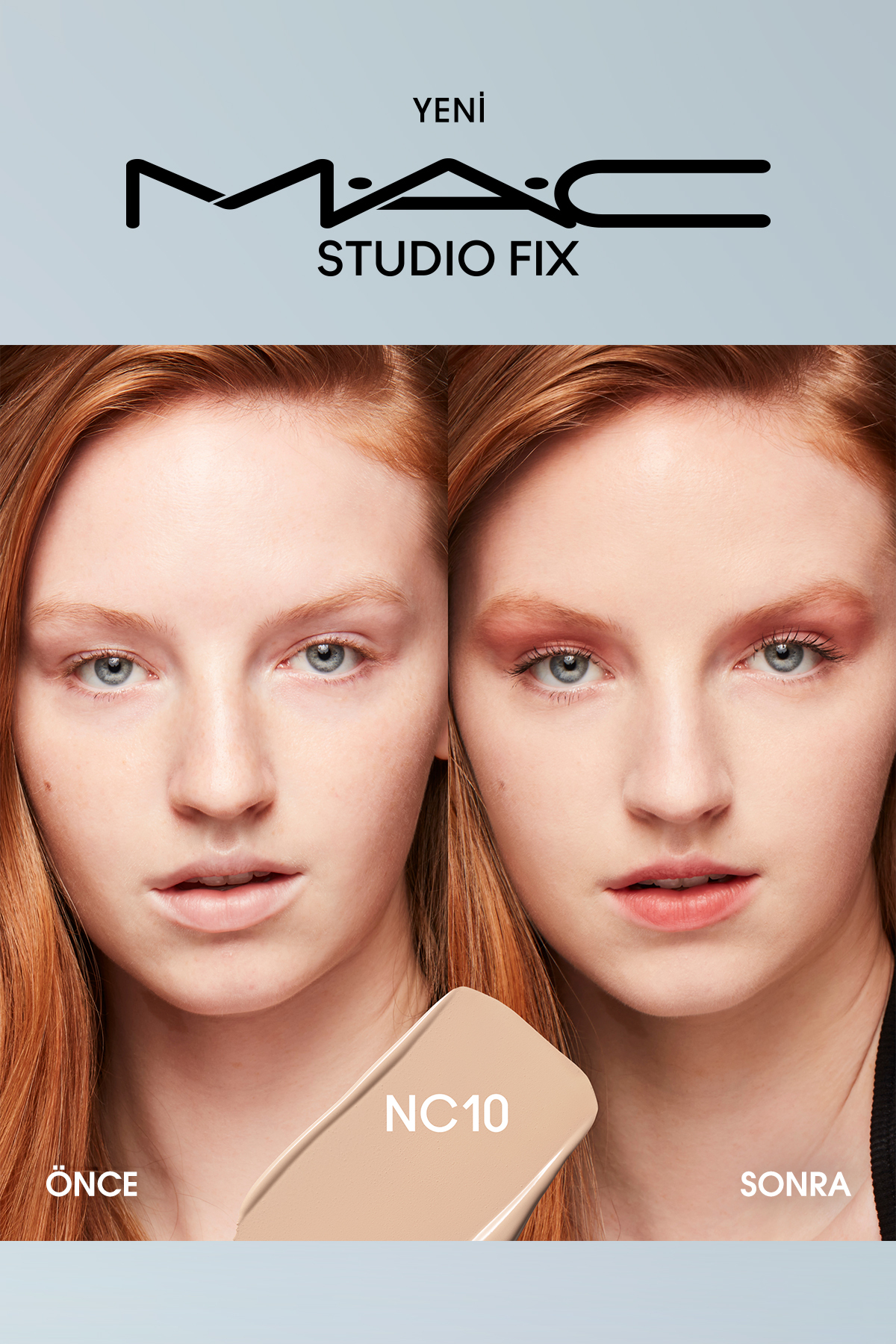کرم پودر بنیاد MATT دائمی تا 24 ساعت استودیو FIX FILUID SPF15 رنگ: NC10 30ML Mac