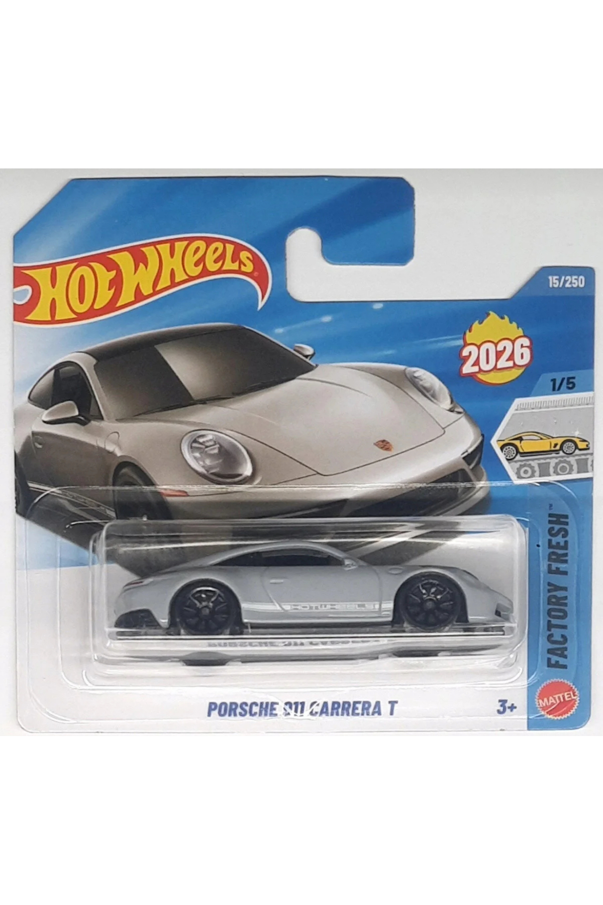 ماشین اسباب بازی HOT WHEELS PORSCHE 911 CARRERA T 2026 SERIES 1 64 SCALE از ترکیه HOT WHEELS
