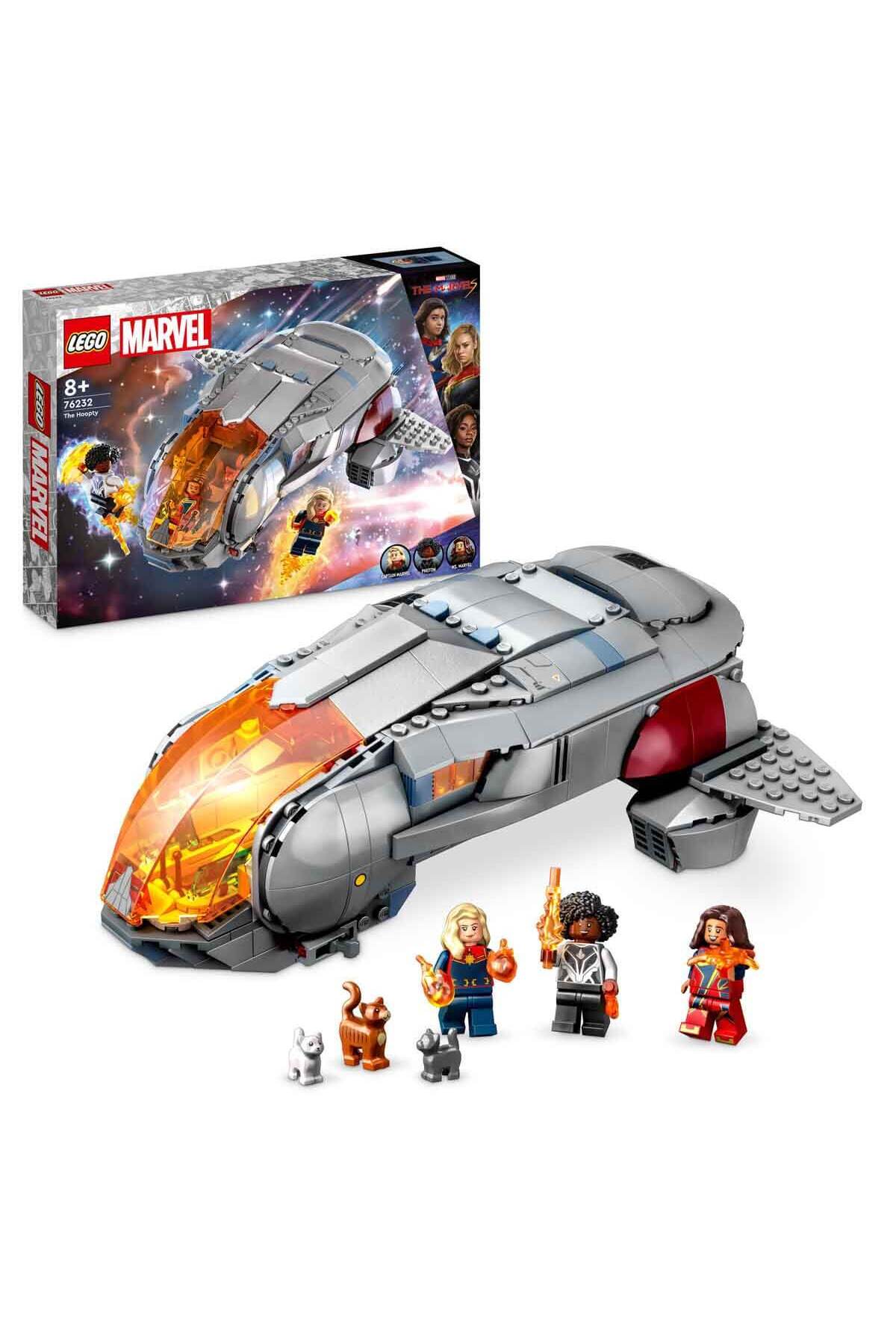لگو و اسباب بازی های ساخت محور MARVEL HOOPTY 76232 سفینه فضایی ابرقهرمانی 3 مینی فای برای کودکان 8 سال به بالا اورجینال LEGO