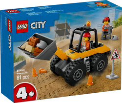 مجموعه ساختنی لودر چرخ‌دار زرد لگو LEGO سیتی City مدل 60450، ۸۱ قطعه، حداقل ۴ سال