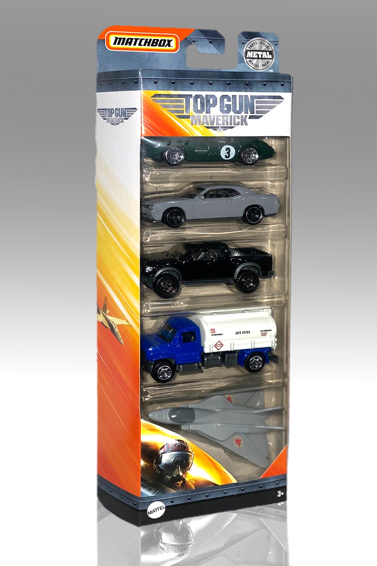 ماشین اسباب بازی ست 5 تکه C1817 TOP GUN MAVERICK Matchbox
