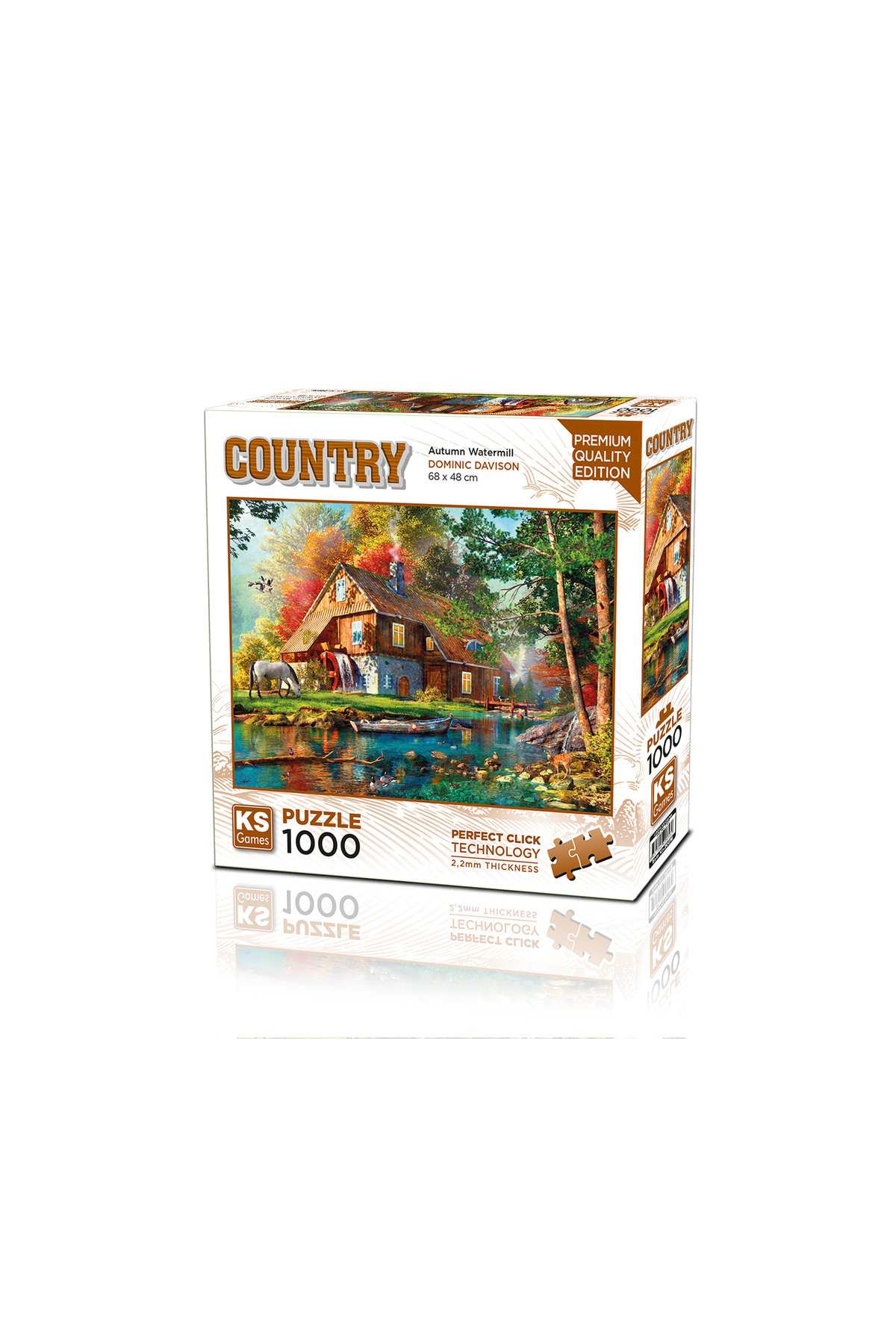 پازل 1000 عددی واترمیل پاییزی از ترکیه Ks Games
