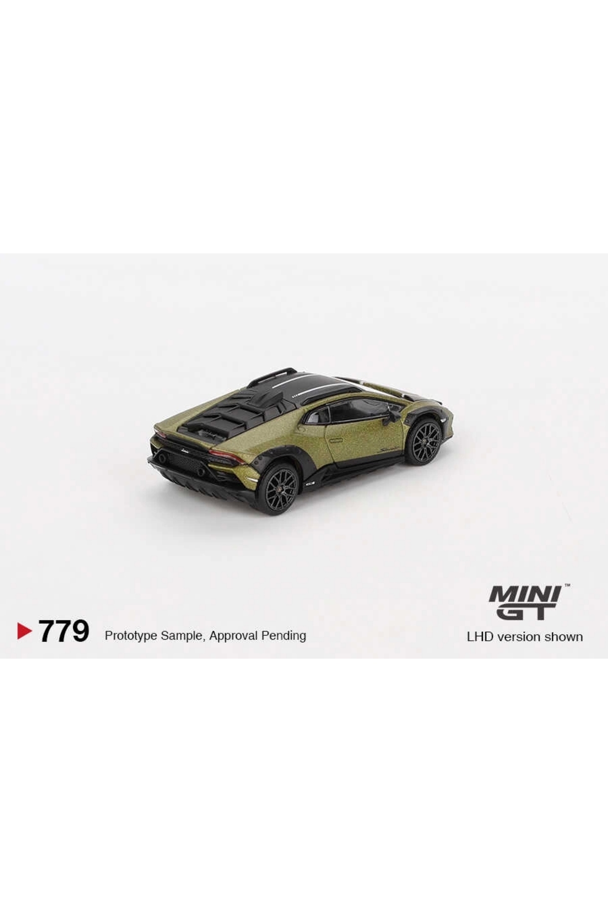 مدل خودرو LAMBORGHINI HURACÁN STERRATO VERDE GEA MATT 779 اورجینال mini gt