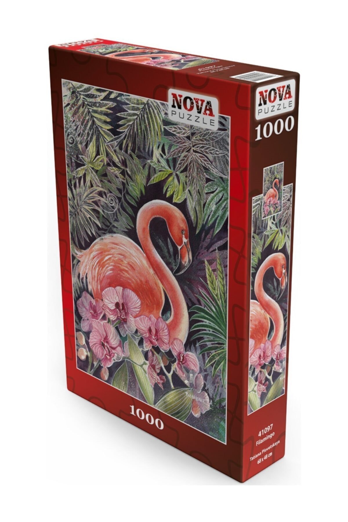 پازل NOVA 41097 FLAMINGO PUZZLE 1000 PIECES TATIANA PLOVETSKAYA از ترکیه Nova Puzzle