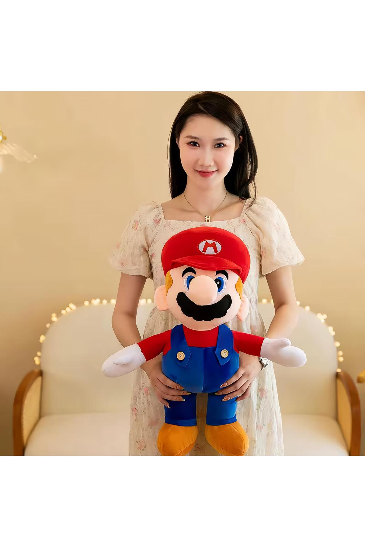 اسباب بازی های پشمی پارچه وارداتی سایز XL LEGENDARY 2 PACK SUPER MARIO BROTHERS & LUIGI PLASH TOY SLEEP PLAYMATE e-life shop