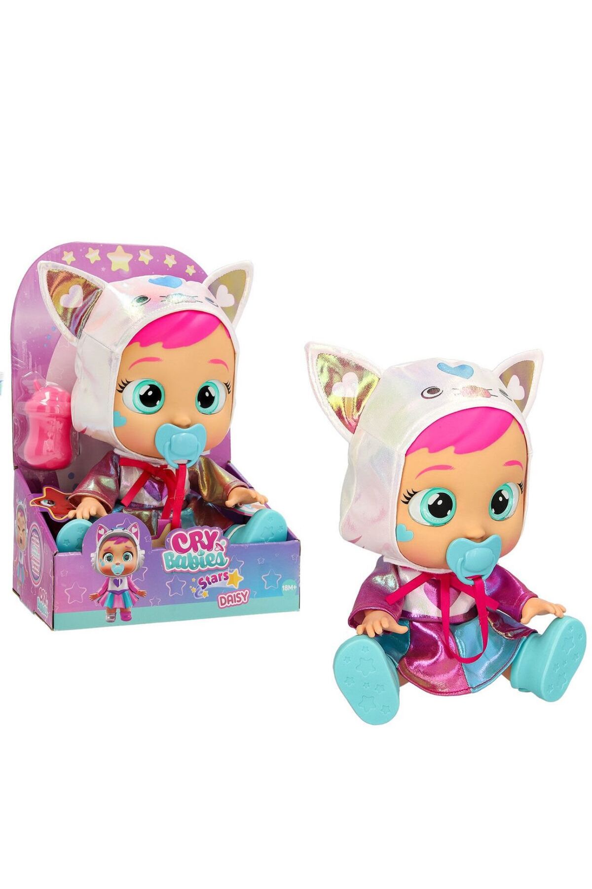 عروسک های اسباب بازی و لوازم جانبی CYB64000 BABIES STARS CRYING BABY SERIES 2 GIOCHI PREZIOSI