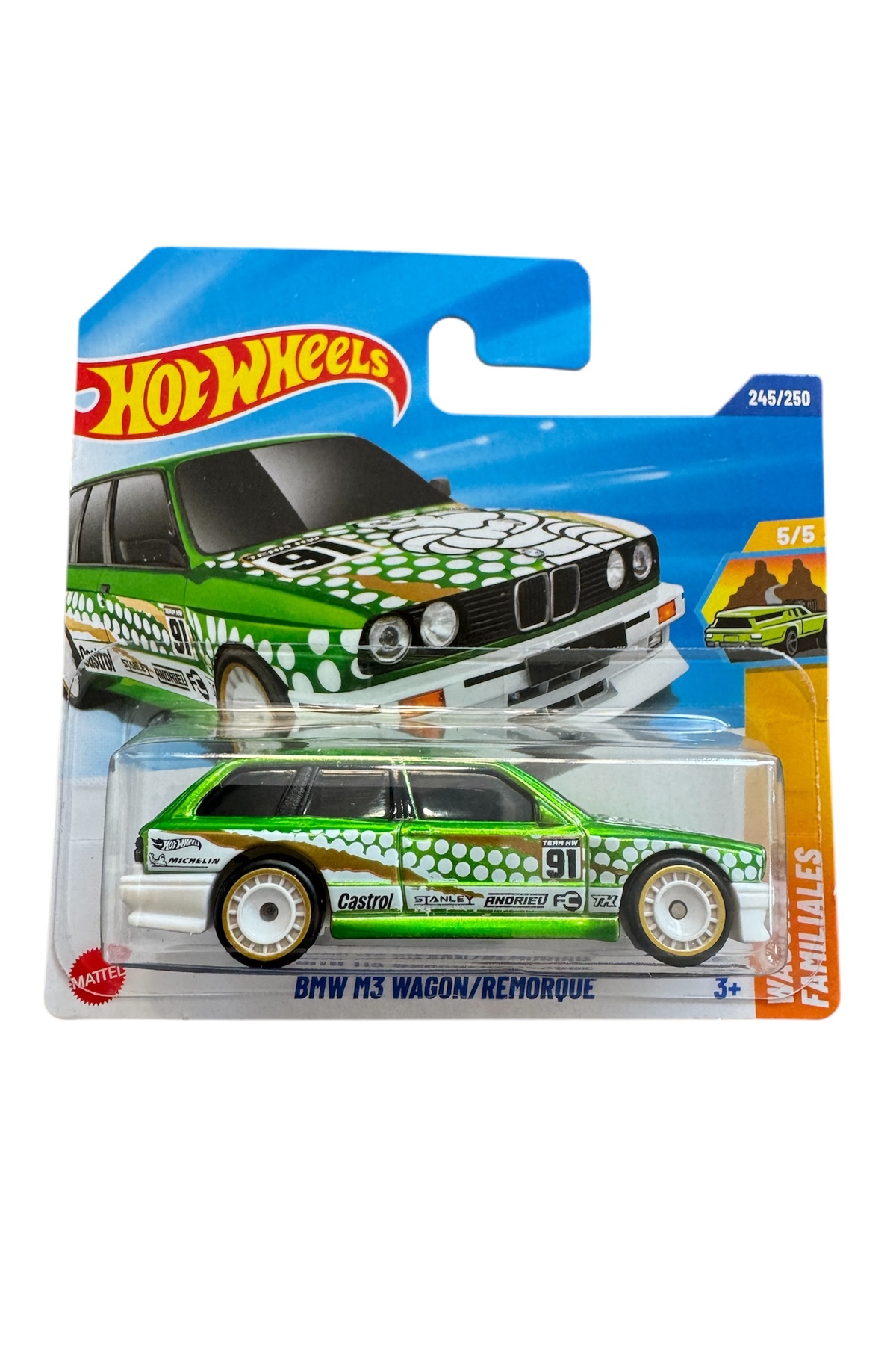 ماشین اسباب بازی 1:64 BMW M3 WAGON REMORQUE STH 2025 SUPER TREASURE HUNTS HOT WHEELS