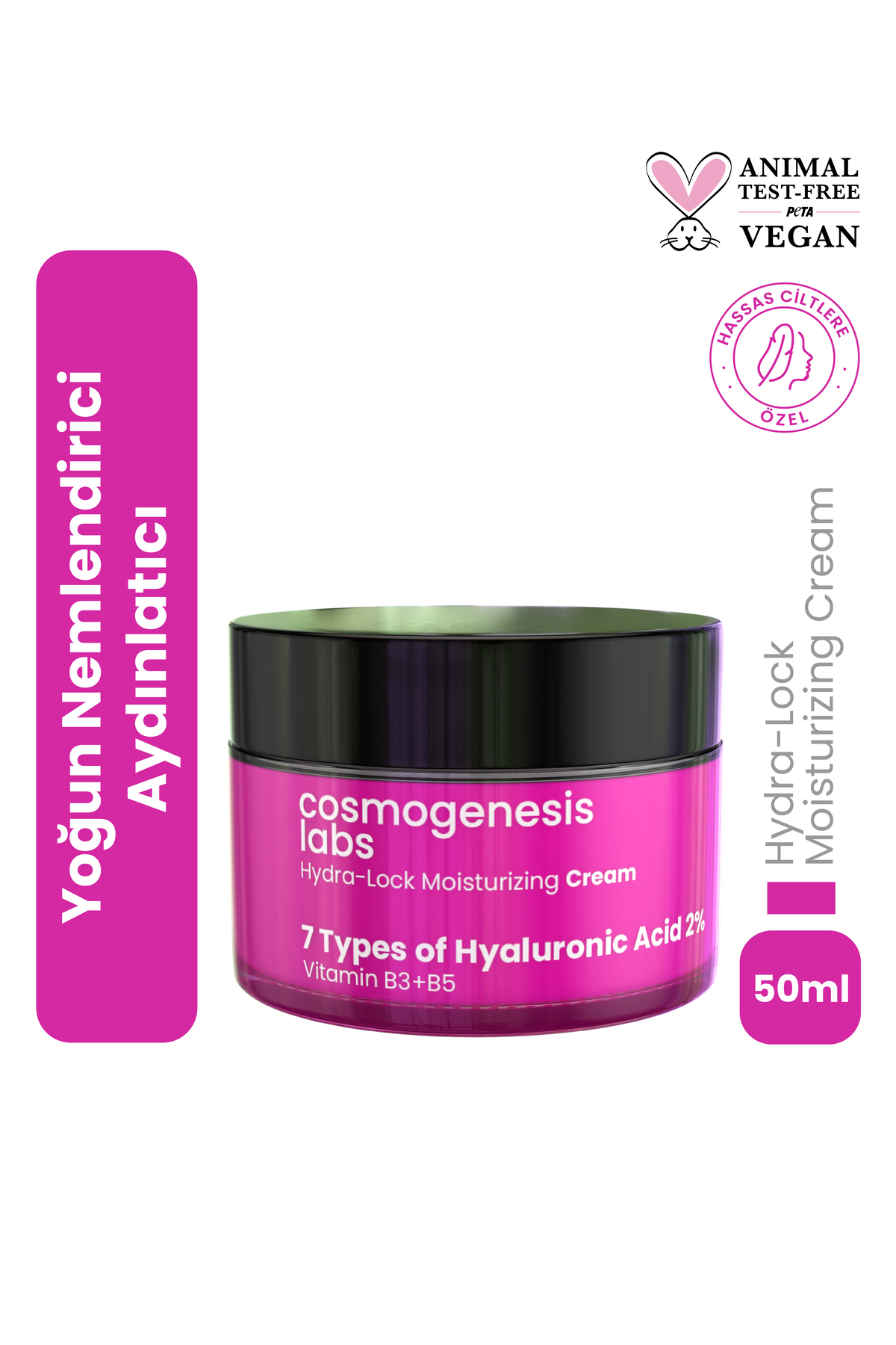 کرم صورت آبرسان و روشن کننده 50 میلی لیتر مناسب پوست های حساس Cosmogenesis Labs