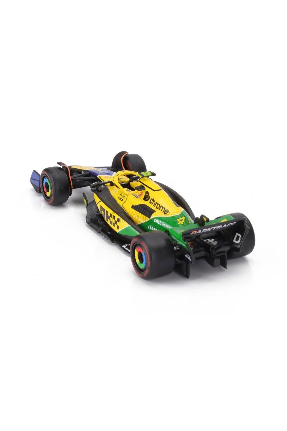 مدل خودرو FORMULA 1 MCLAREN F1 MCL38 MONACO GP SERIES SPECIAL LANDO NORRIS 43 DIECAST MODEL COLLECTION CAR اورجینال Burago