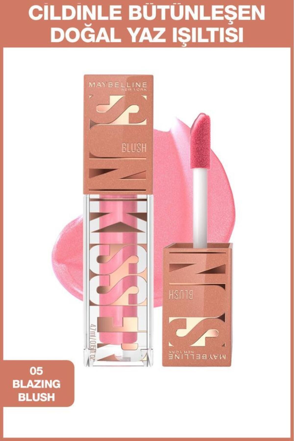 رژگونه مایع سانکیسر 05 بلیزینگ بلش میبلین Maybelline New York