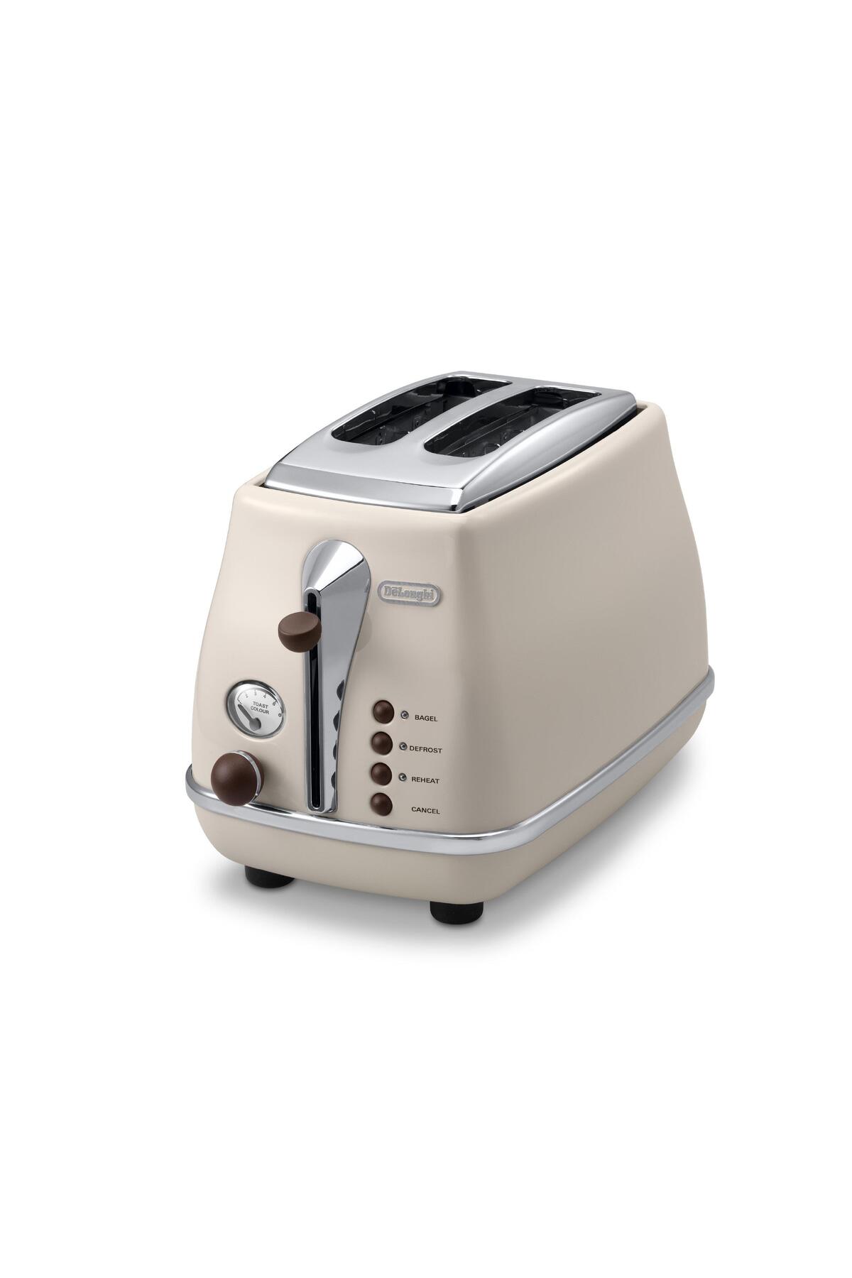 توستر دو برش DELONGHI ICONA VINTAGE CTOV 2103.BG اورجینال Delonghi