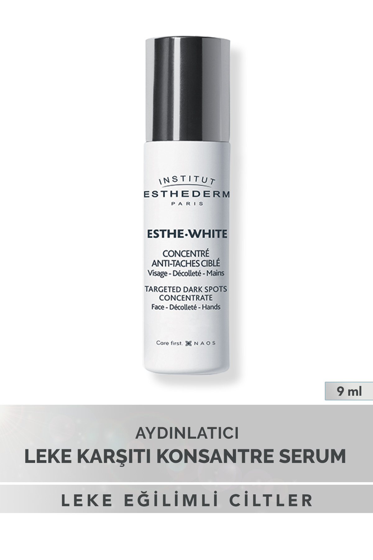 INSTITUT ESTHEDERM رفع علامت های تیره پوست هدفمند تنظیم کننده ترکیبات پوستی Esthe White Dark Stains Dark Serum 9 ML GROUND1018