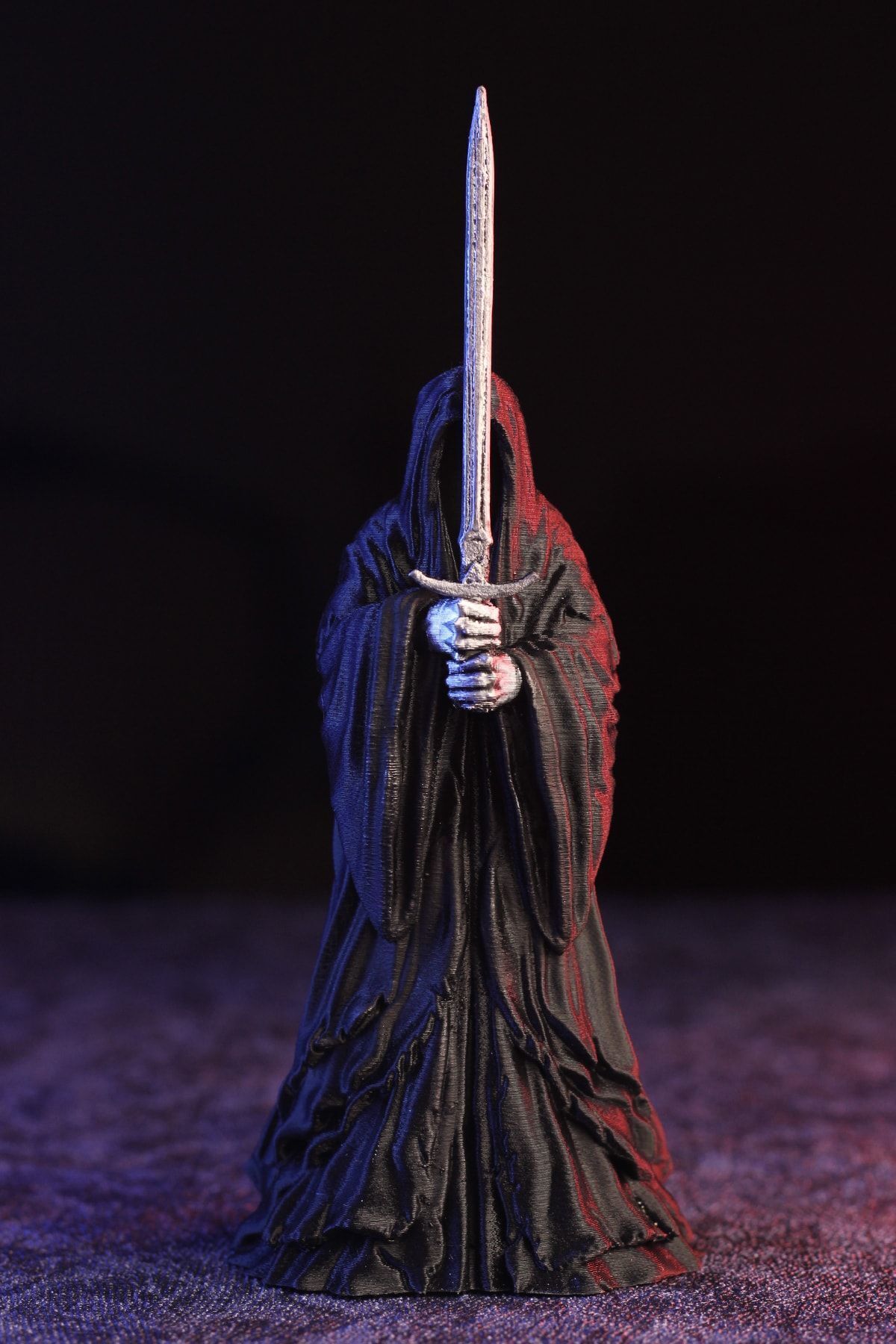 فیگور BLACK NAZGUL LORD OF THE RINGS LOTR مجسمه نازگول شکل 15 سانتی متر از ترکیه GÜRCÜ 3D