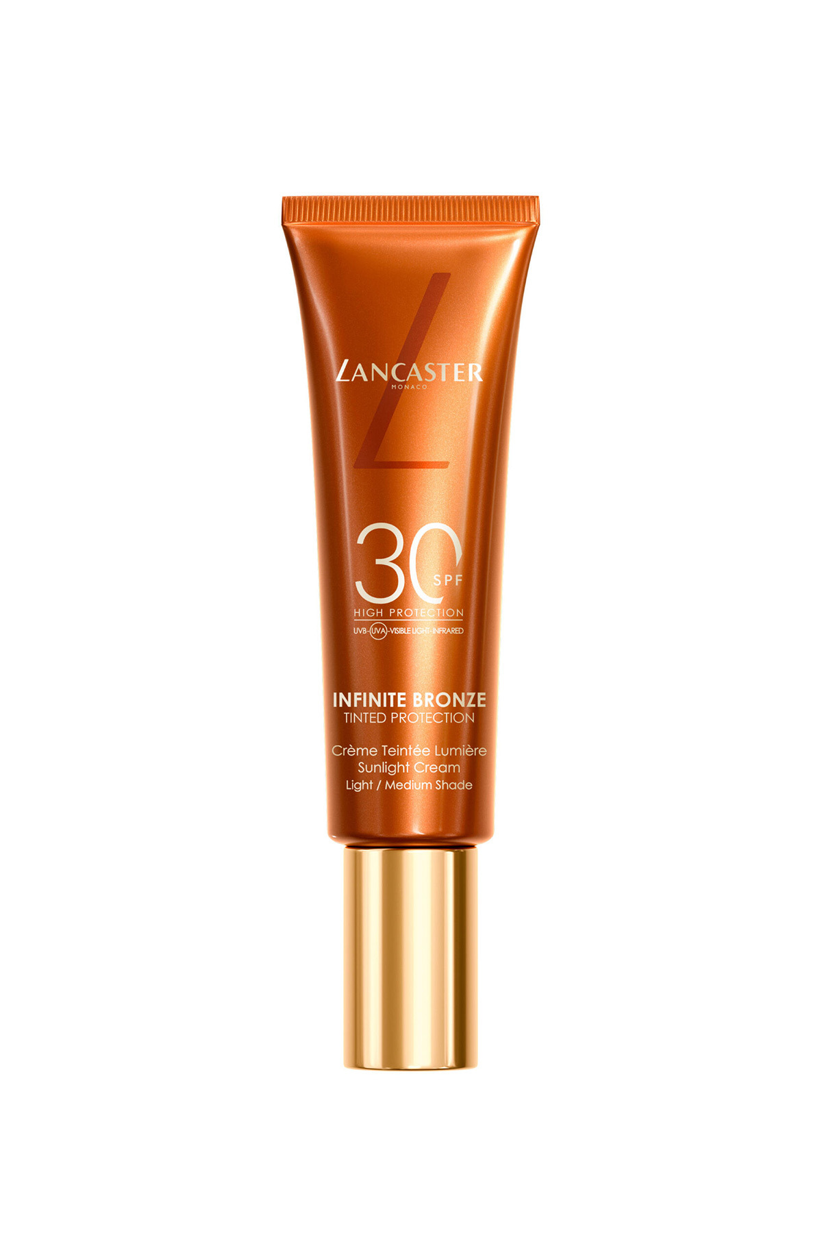 کرم ضد آفتاب صورت نور خورشید برنز بی نهایت SPF30 50 میل متوسط Lancaster