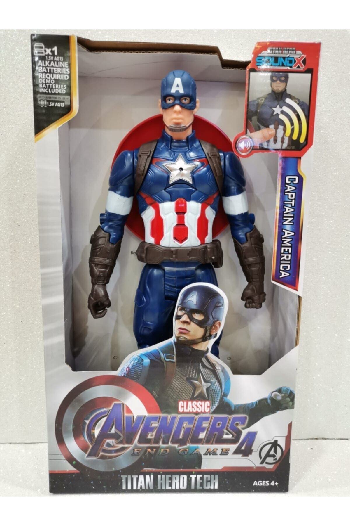 اسباب بازی های فیگور دیگر کاپیتان آمریکا اکشن TOY LIGHTED TALKING 28.5 سانتی متر AVENGERS