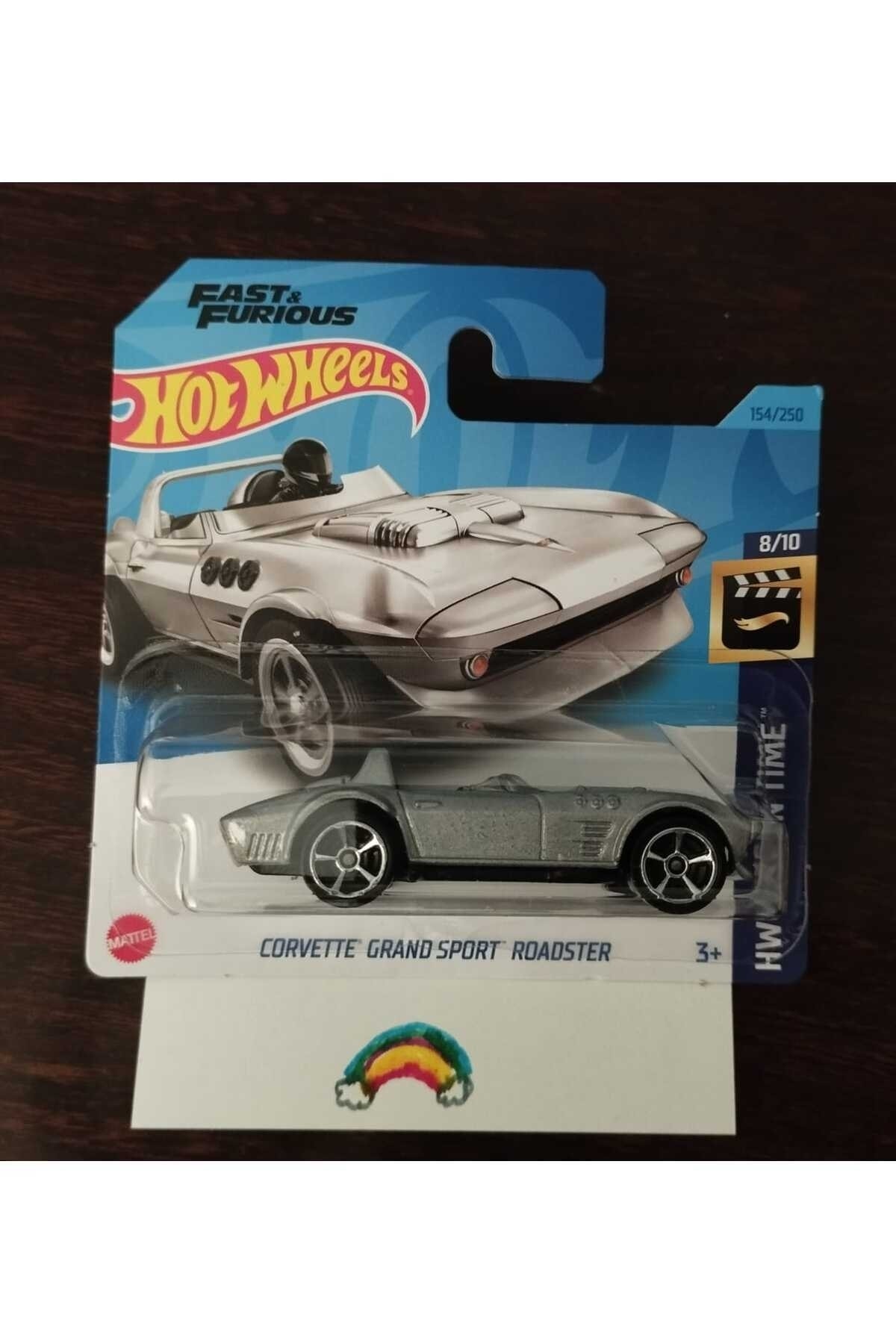 ماشین اسباب بازی CORVETTE GRAND SPORT ROADSTER HKH90 FAST & FURIOUS هات ویلز اورجینال HOT WHEELS