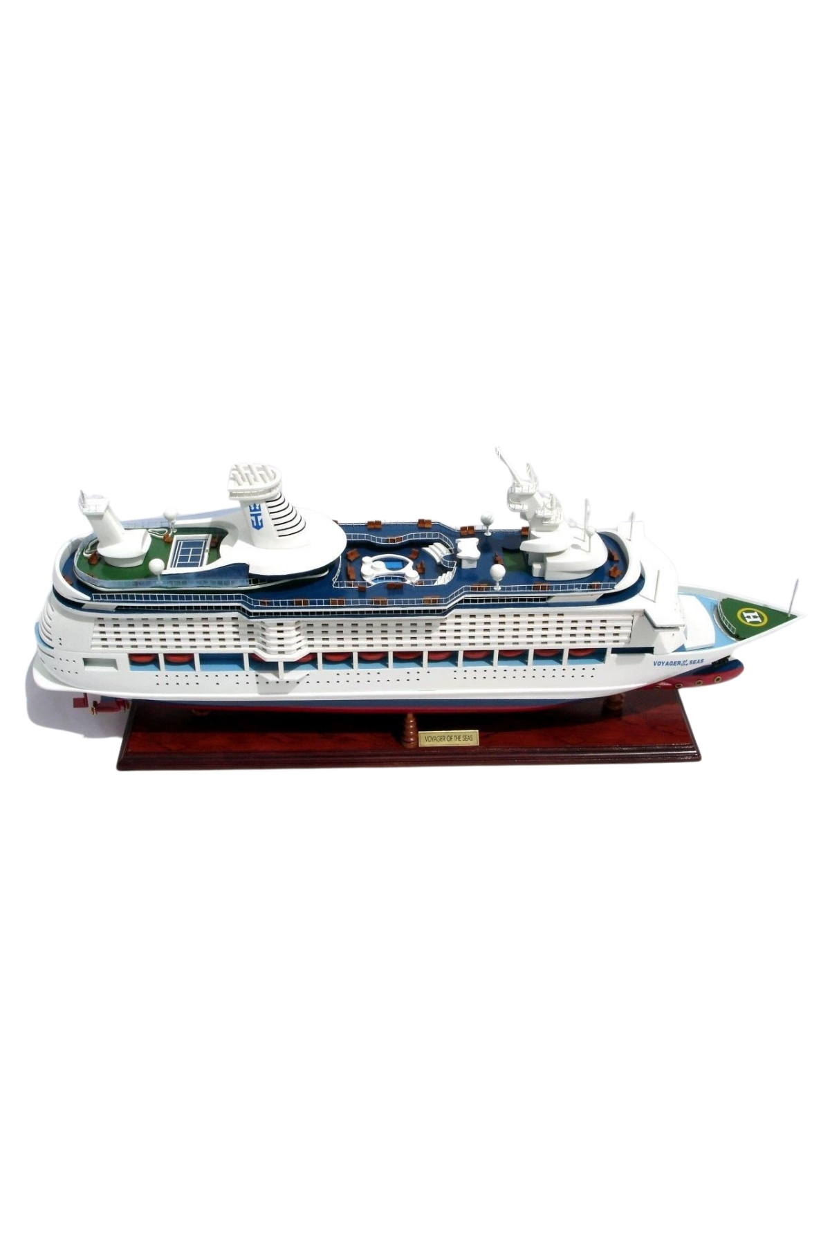 مدل خودرو کشتی تفریحی بزرگ کلکسیونی چوبی TRANSATLANTIC VOYAGER OF THE SEAS اورجینال ITSOLD