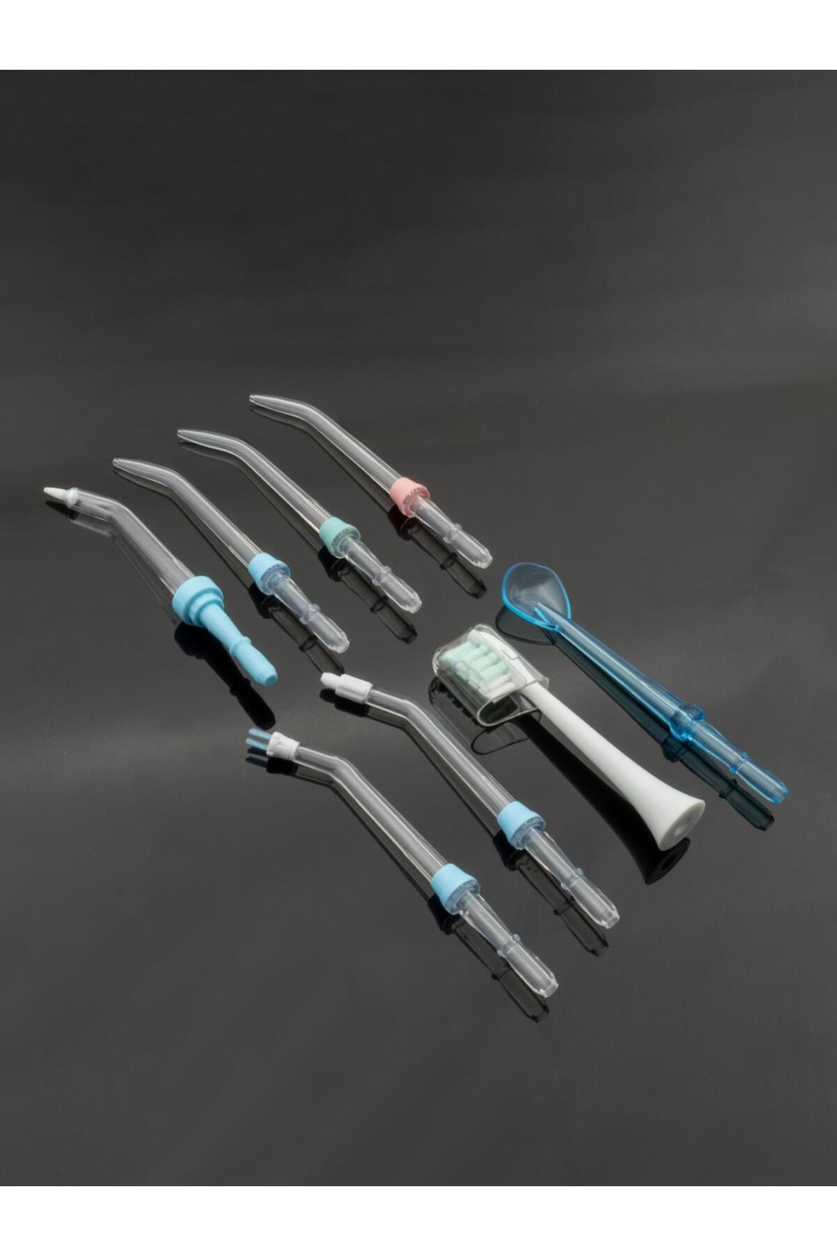 مسواک شارژی نکات یدکی استاندارد 8 تکه سازگار NICEFEEL FC163 اورجینال NPO
