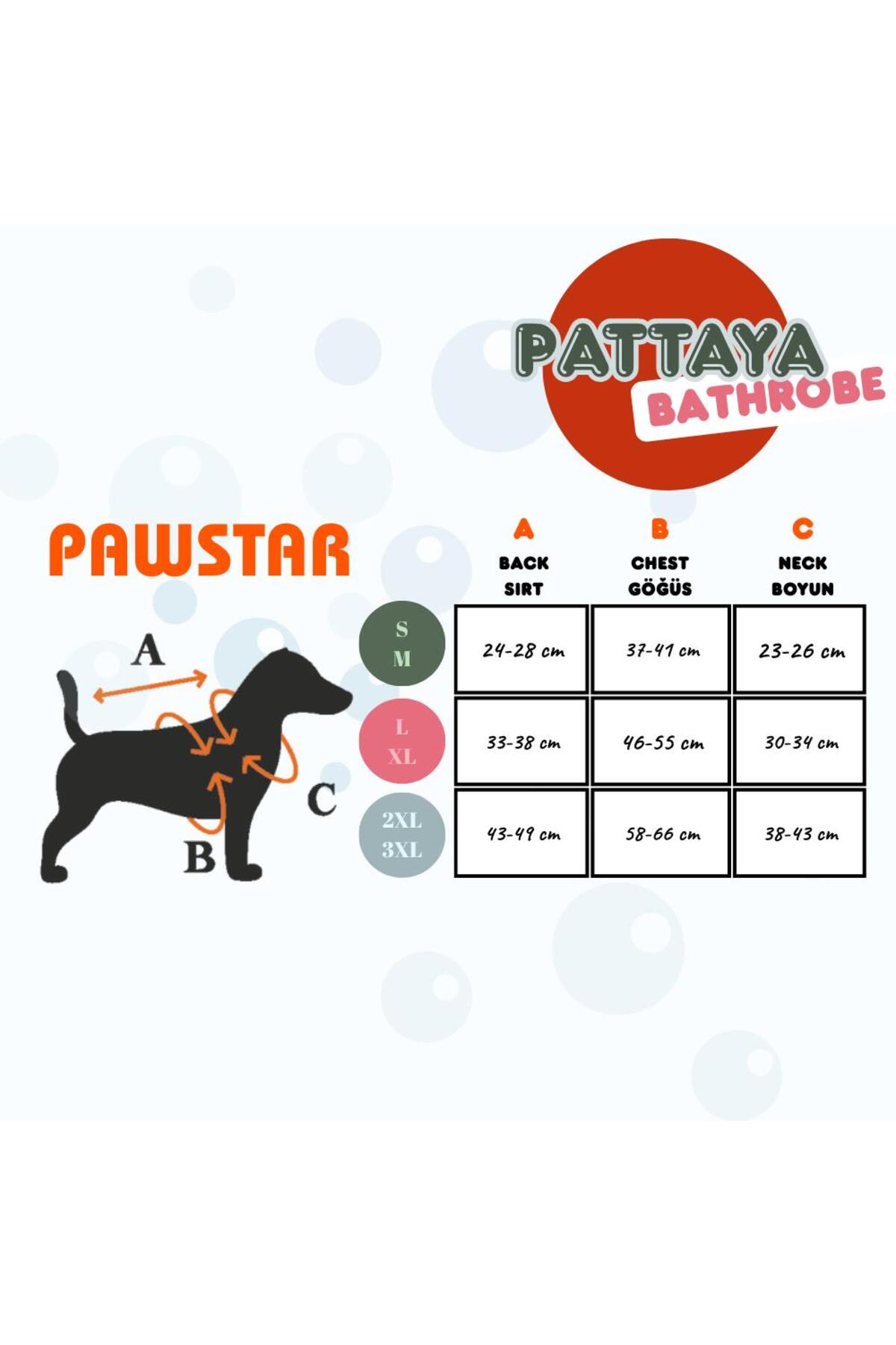 لباس حمامی و حوله خشک‌کن سگ پاوستار Pawstar Pattaya مدل PS25-1051، بنفش