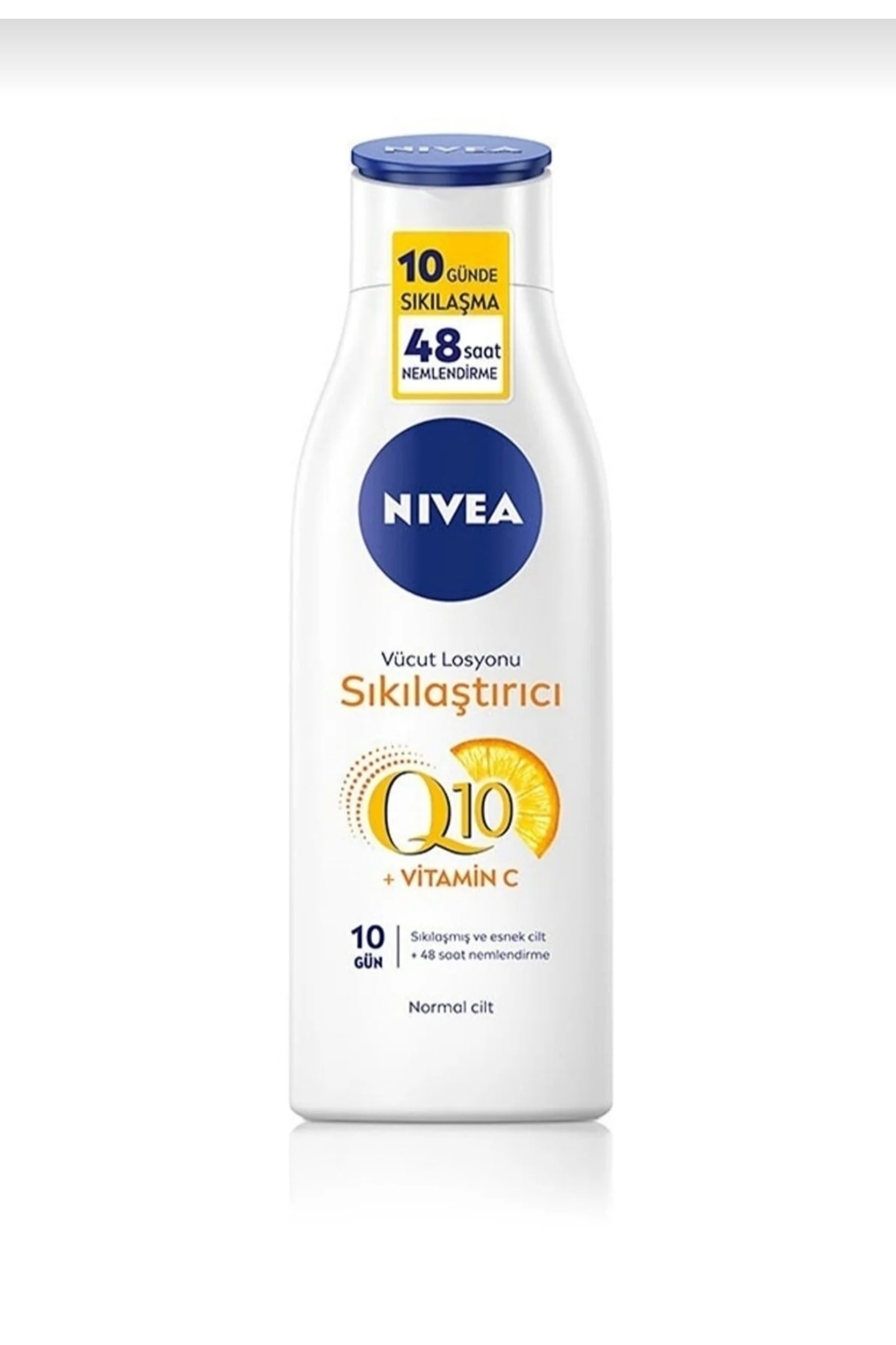 NIVEA لوسیون بدن تقویت‌کننده با ویتامین C و کیوتن 250 میلی‌لیتر، مرطوب‌کننده 48 ساعته، تنگ کننده 10 روزه