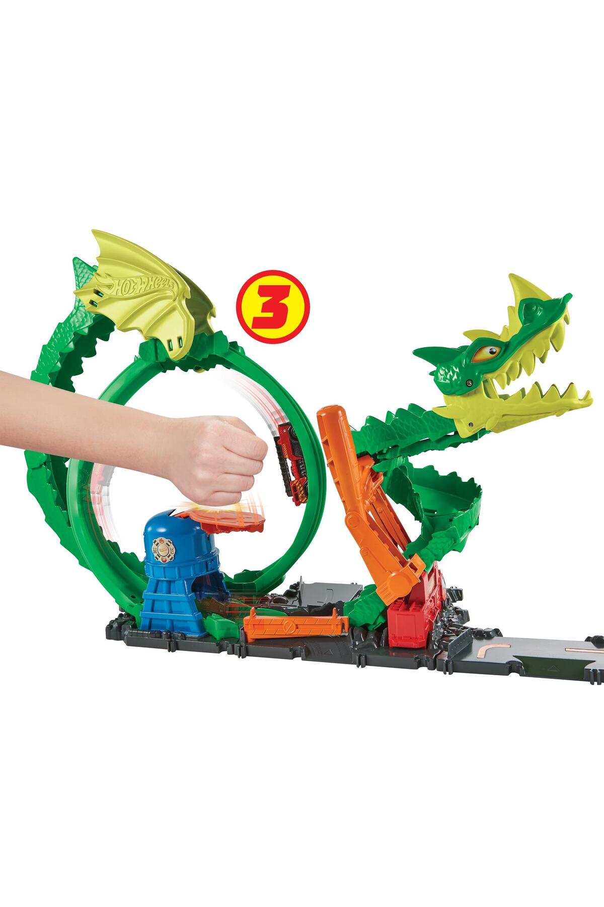 ماشین اسباب بازی ® جنگ با اژدها | HDP03 هات ویلز اورجینال HOT WHEELS