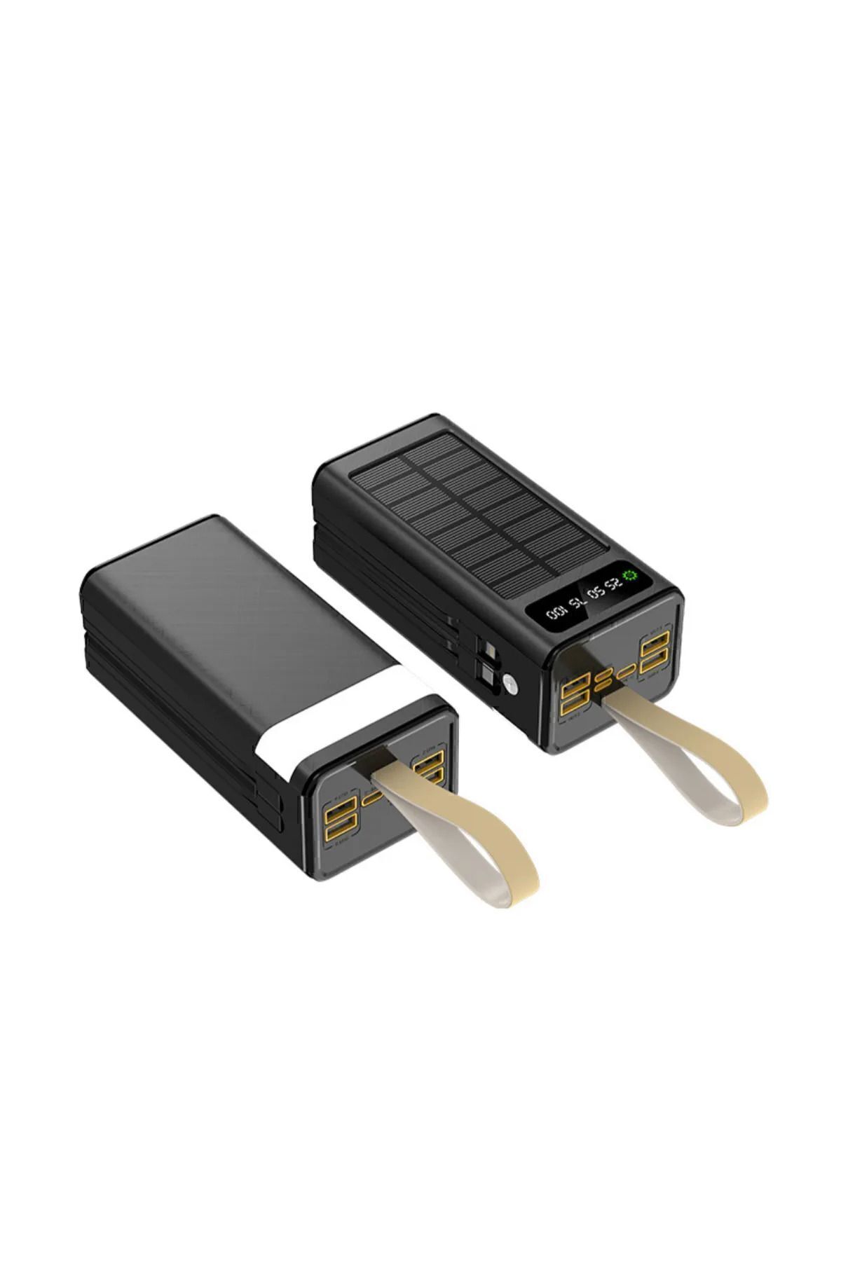 پاوربانک سولار 30.000 ماه انرژی خورشیدی چراغ شارژر 4XUSB کابل خروجی شارژ چندگانه اورجینال MATECHNO