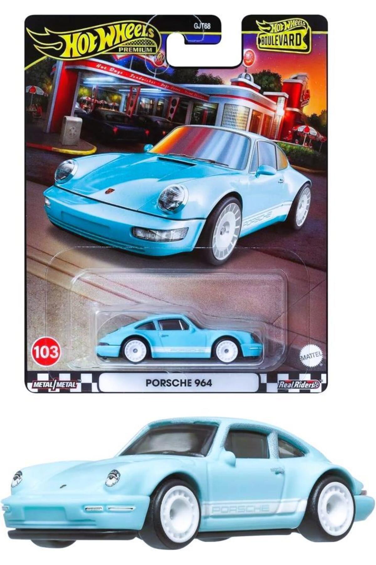ماشین اسباب بازی بلوار خودروهای ممتاز GJT68 HRT73 PORSCHE 964 HOT WHEELS
