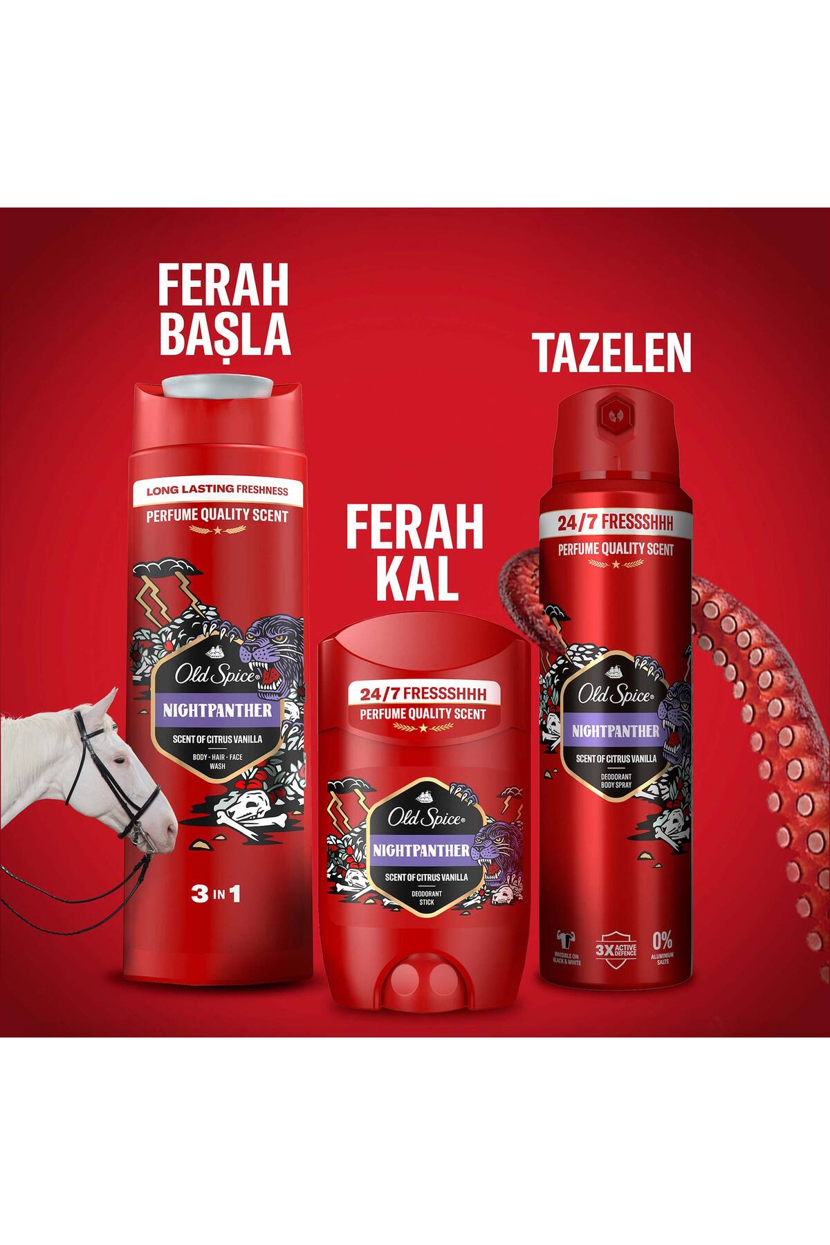 دئودورانت رول آن مردانه Night Panther با حجم 50 میلی لیتر اولد اسپایس Old Spice