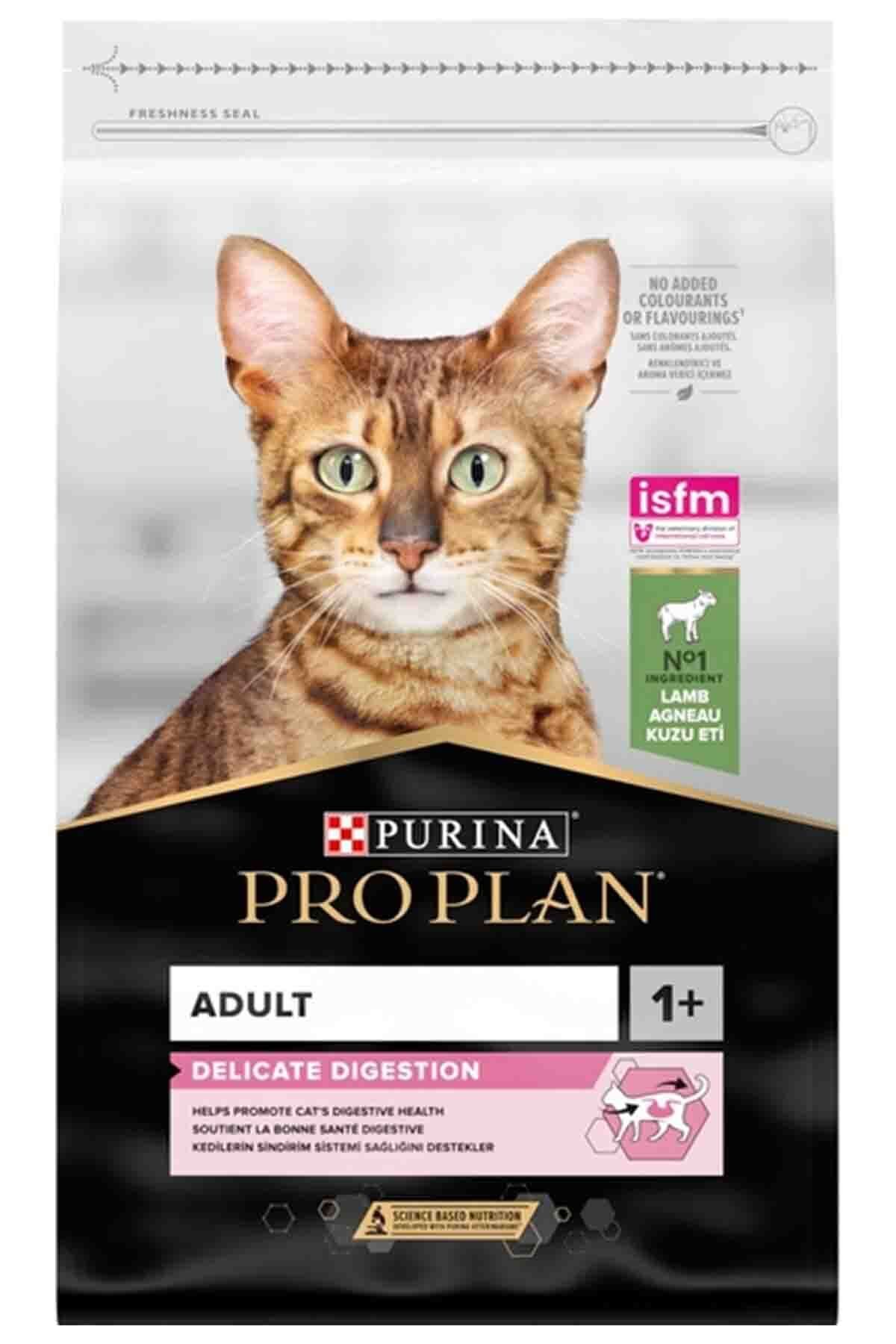 غذای خشک گربه بالغ پروپلن Pro Plan Delicate Adult با گوشت بره، ۱۰ کیلوگرم