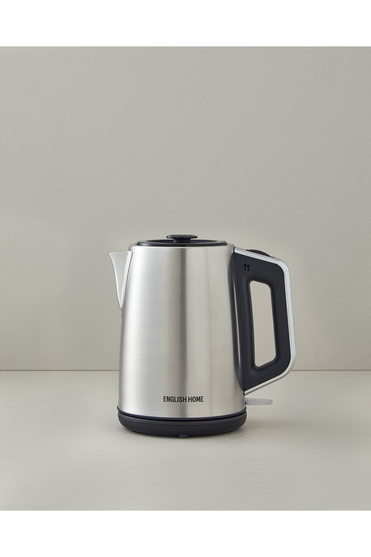 چای ساز دستگاه خوری CMK 6010 INOX و کتری مشکی CHROME اورجینال English Home