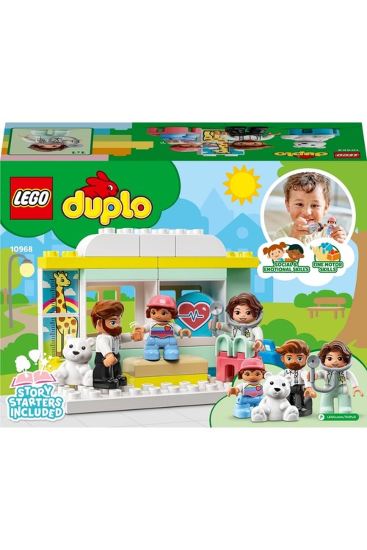 لگو و اسباب بازی های ساخت محور ® DUPLO® RESCUE DOCTOR EXAMINATION 10968 مجموعه آموزشی برای پیش دبستانی 34 قطعه از ترکیه LEGO
