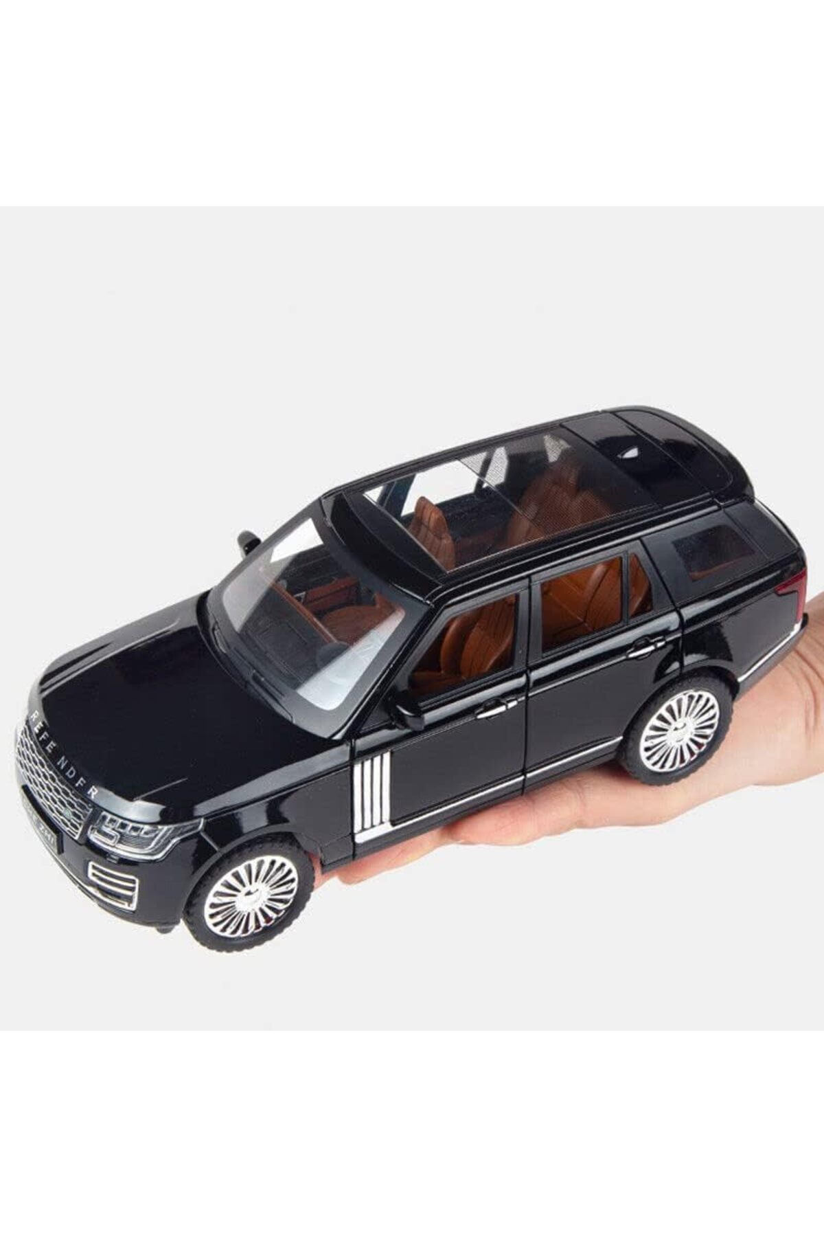 مدل خودرو RANGE ROVER LAND JEEP STYLE CAR DIECAST MODEL 1:24 مشکی اورجینال scntoys