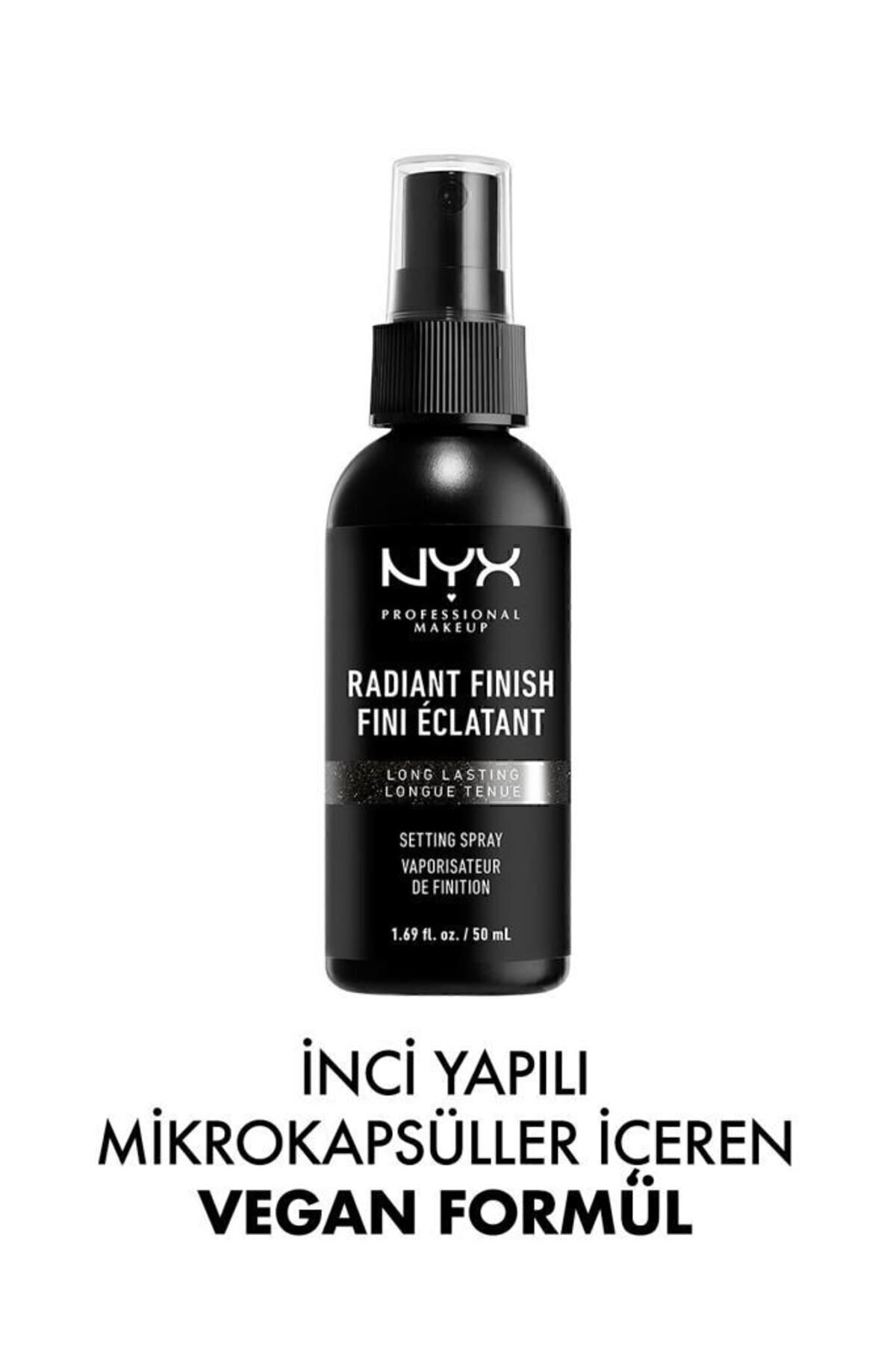 اسپری فیکس کننده آرایش Radiant Finish Setting حجم 50 میل نیکس NYX
