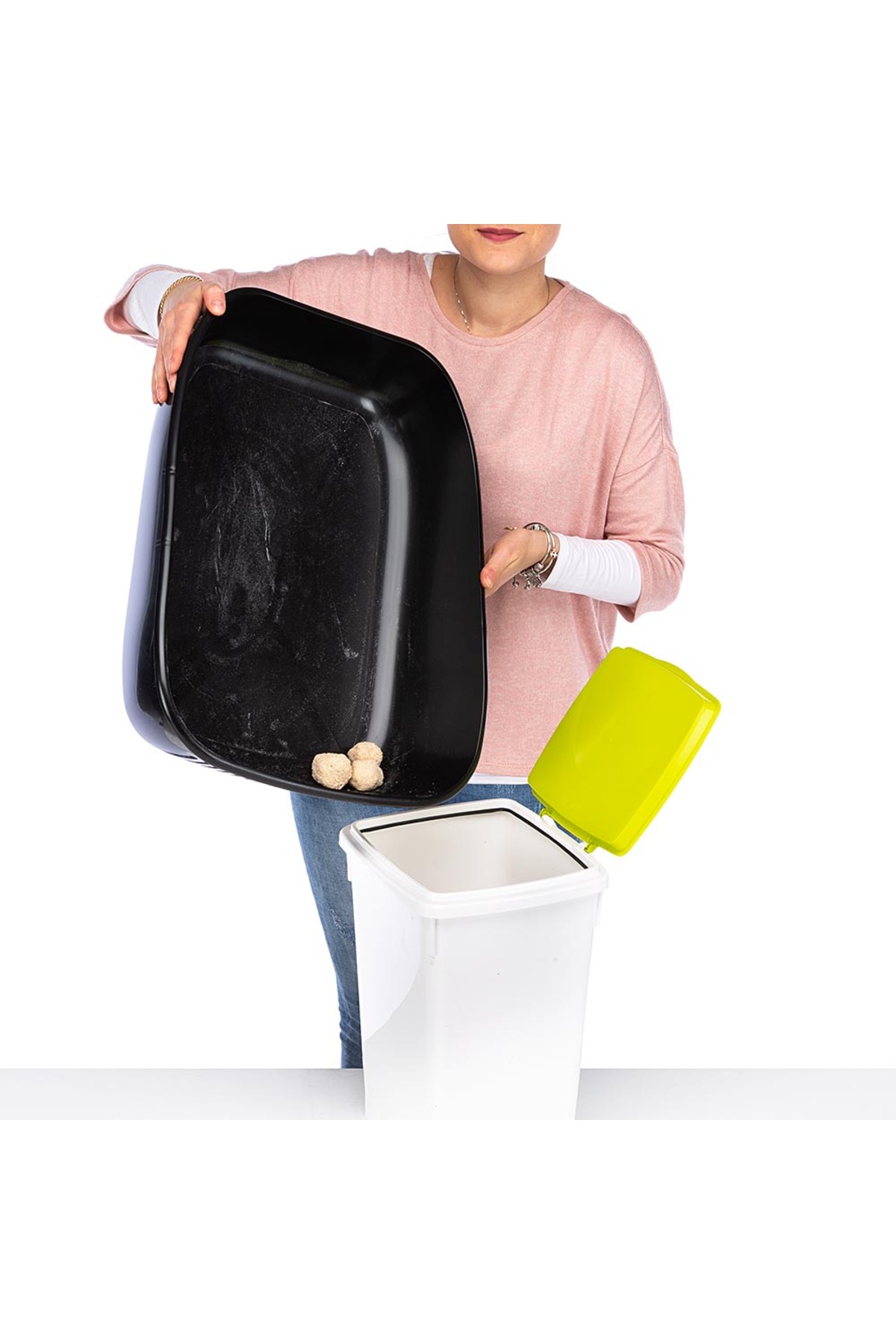 ظرف خاک گربه روباز Birba فرپلاست Ferplast چندرنگ