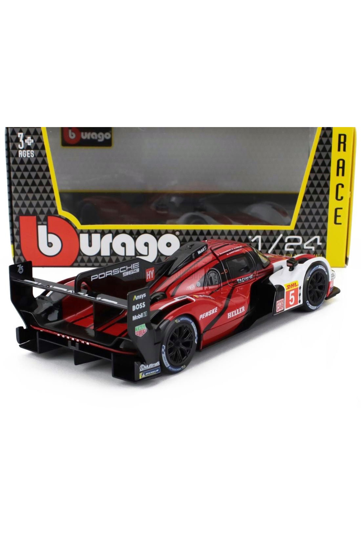 مدل خودرو PORSCHE RACING 963 LE MANS 24H 1 24 DIECAST MODEL COLLECTION CAR از ترکیه Burago