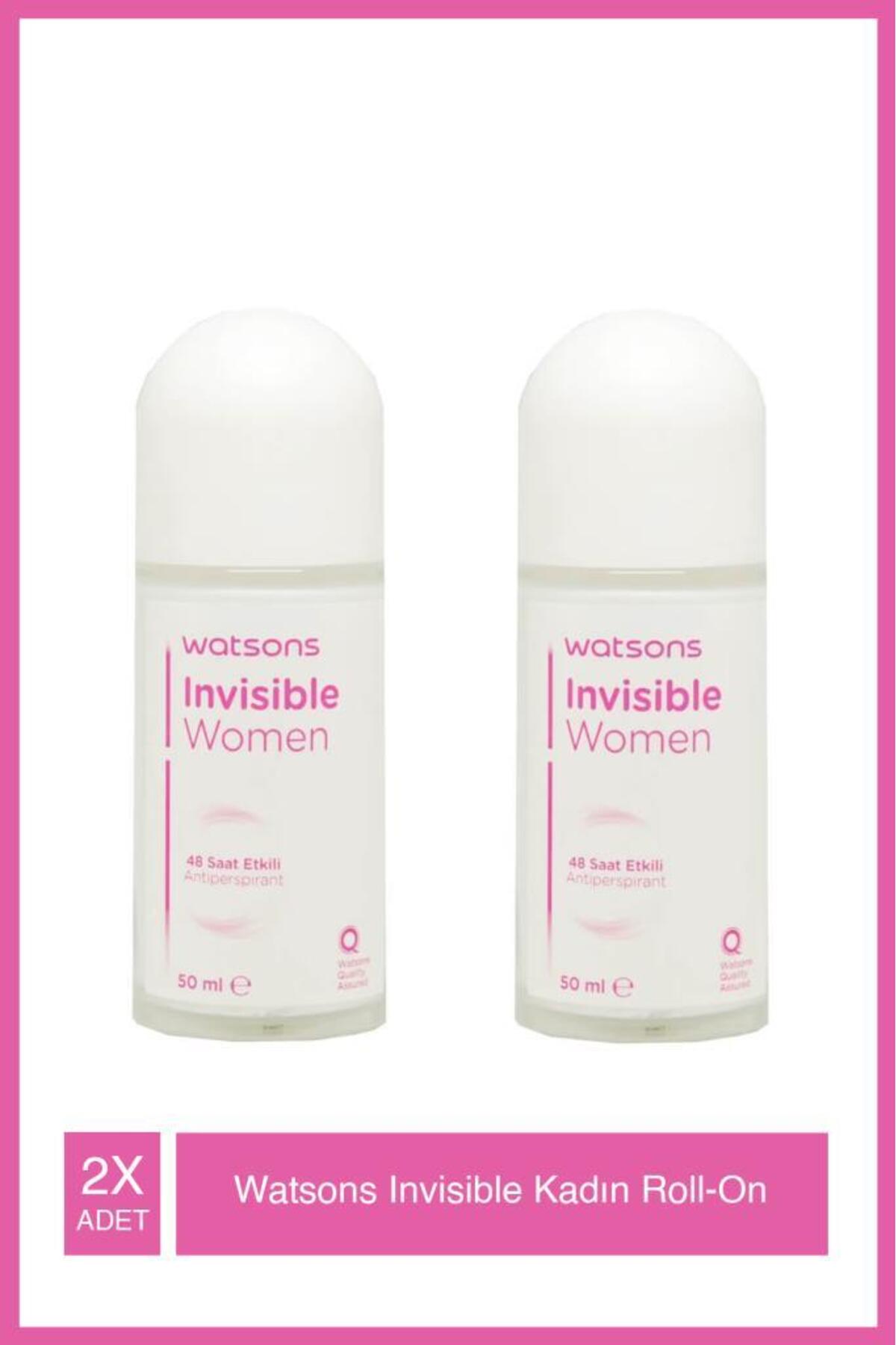 رول‌آن ضدتعریق زنانه واتسونز Watsons Invisible، بسته ۲ عددی ۵۰ میلی‌لیتری