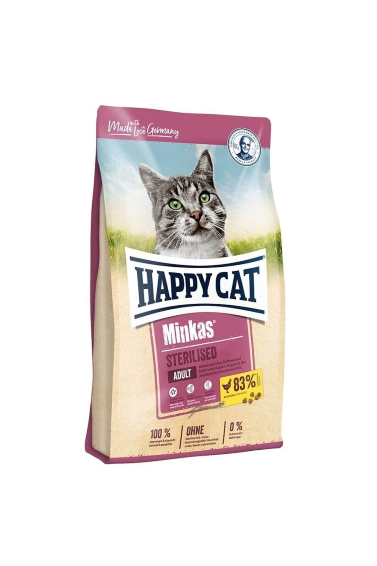 غذای خشک گربه هپی کت Happy Cat Minkas Sterilised، ۱۰ کیلوگرم