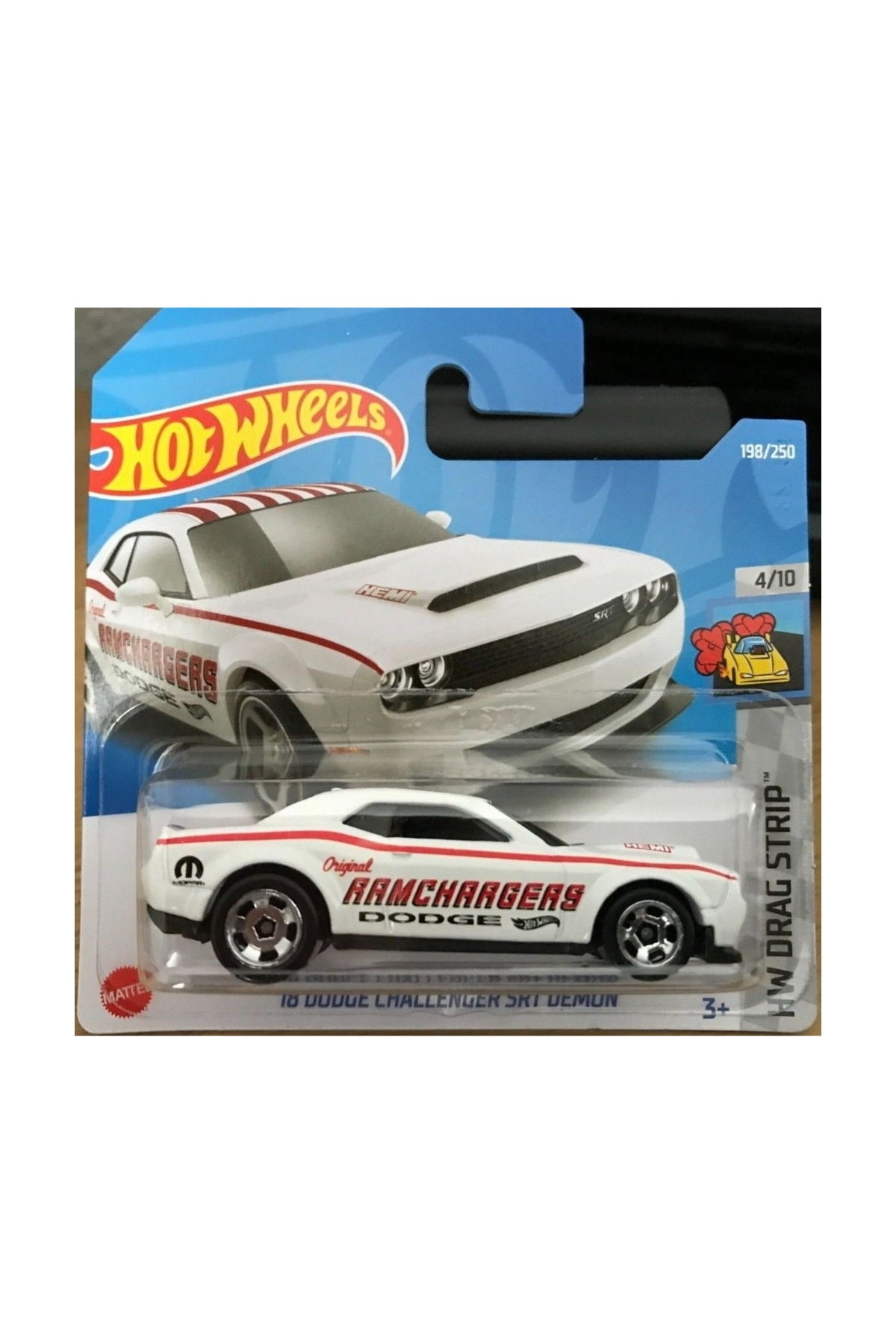 ماشین اسباب بازی 18 DODGE CHALLENGER SRT DEMON 2022 HCV31 هات ویلز اورجینال HOT WHEELS