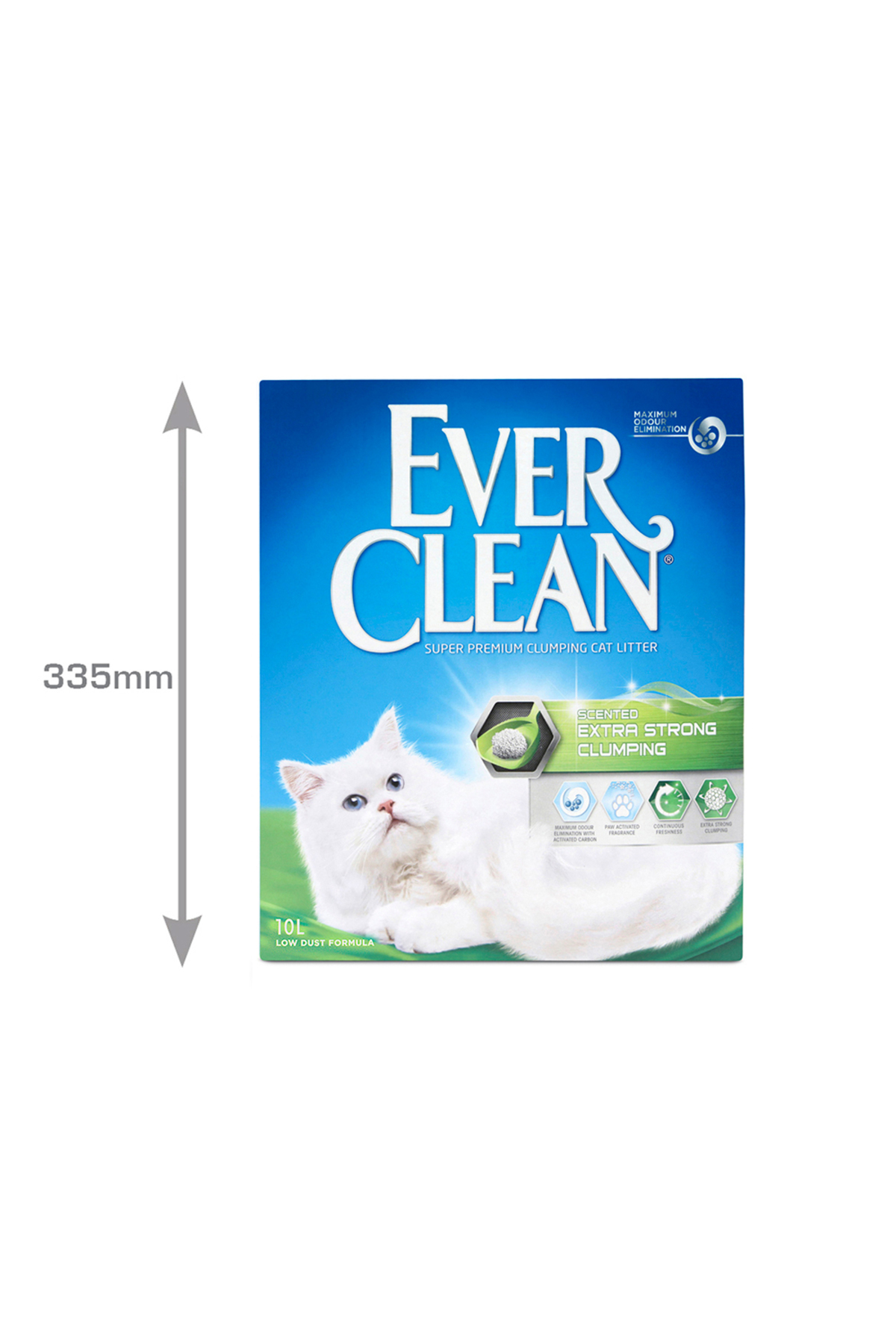 خاک گربه کلامپ‌شونده معطر با قدرت بالا، ۱۰ لیتر، ایورکلین Ever Clean
