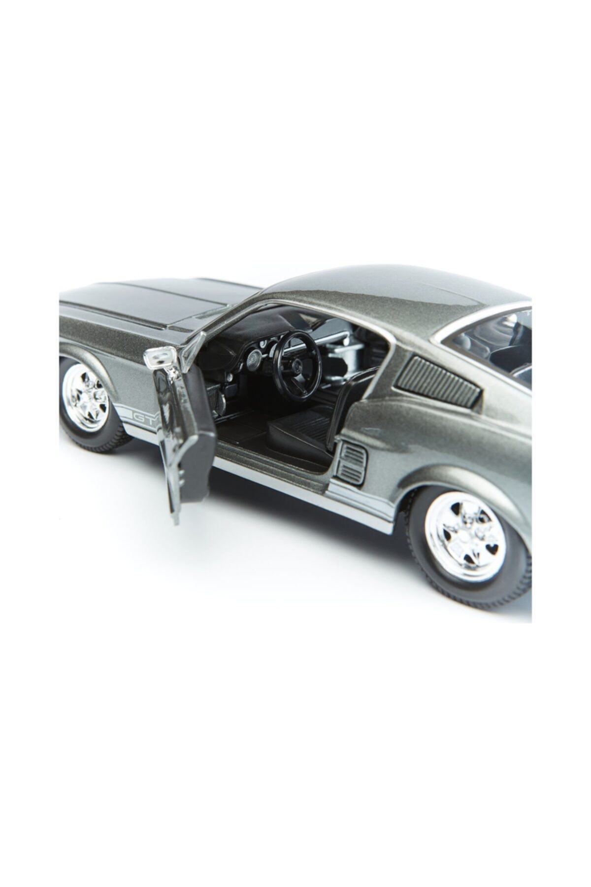 مدل خودرو فورد موستانگ GT GRAY 1967 1:24 DIECAST اورجینال Maisto