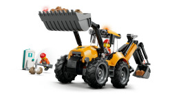 مجموعه ساختنی لودر بیل‌مکانیکی زرد سیتی، لگو LEGO مدل 60480، ۳۰۱ قطعه، حداقل سن ۷ سال