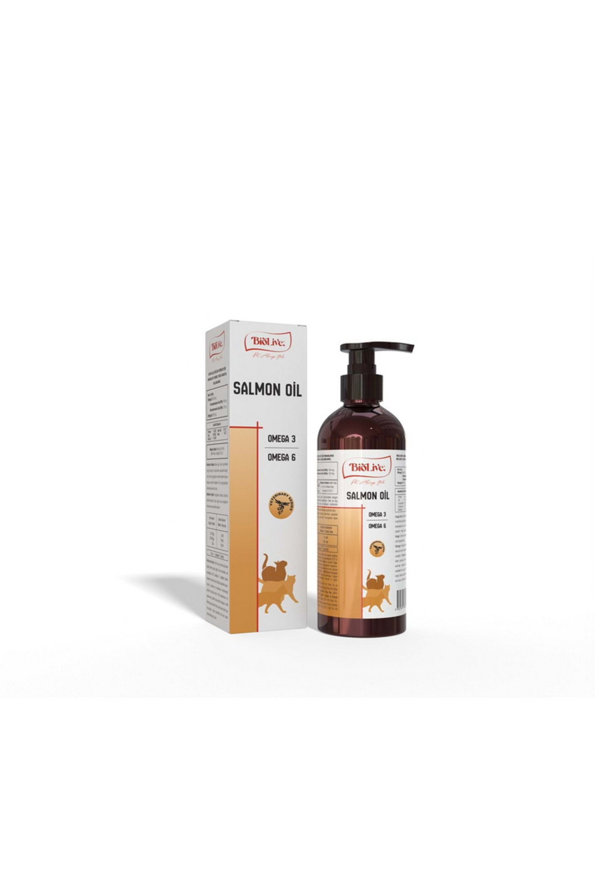 روغن سالمون گربه بیولایو Biolive، ۲۰۰ میلی‌لیتر
