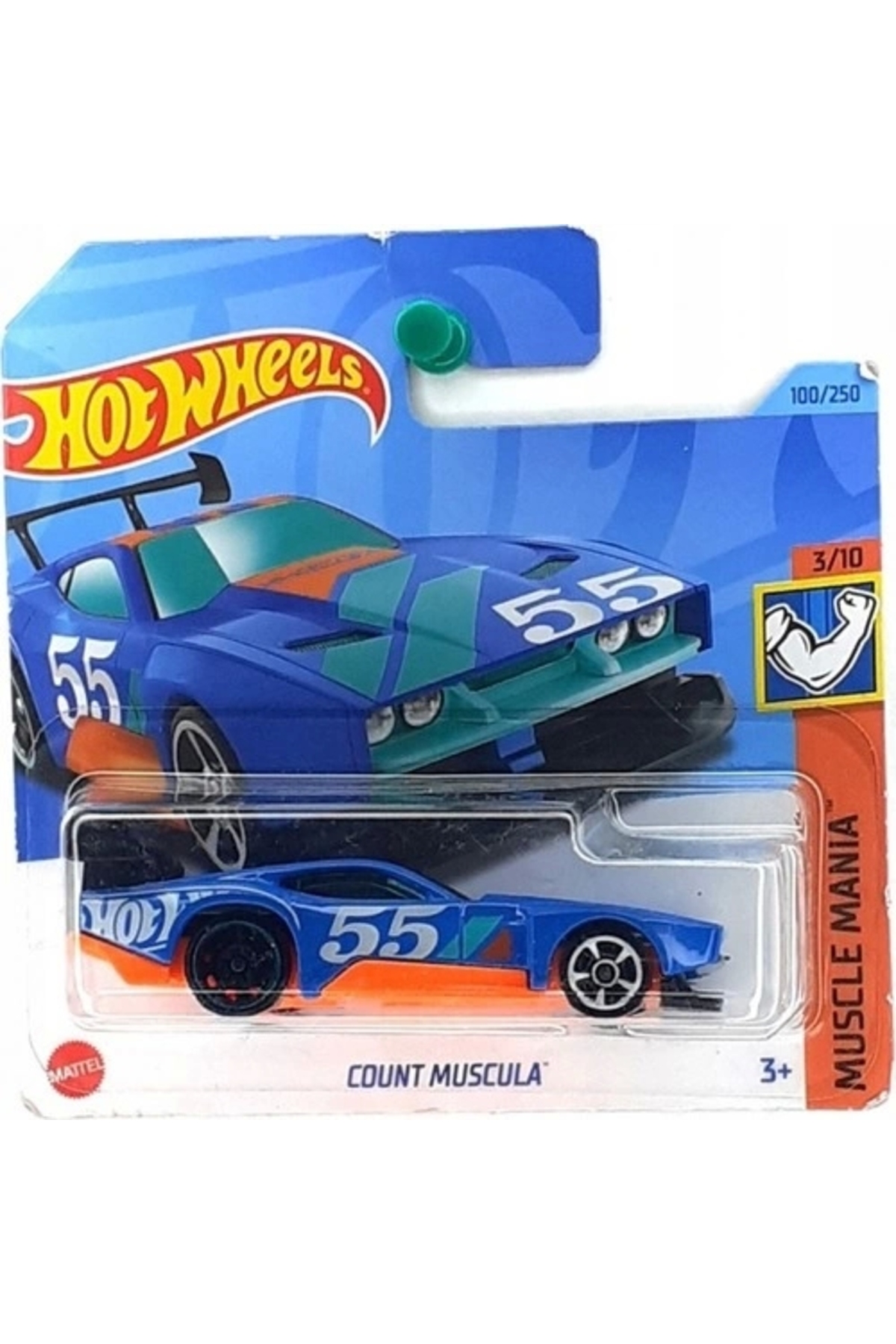 ماشین اسباب بازی اتومبیل های مجرد MUSCULA HKK89 را شمارش می کنند هات ویلز اورجینال HOT WHEELS