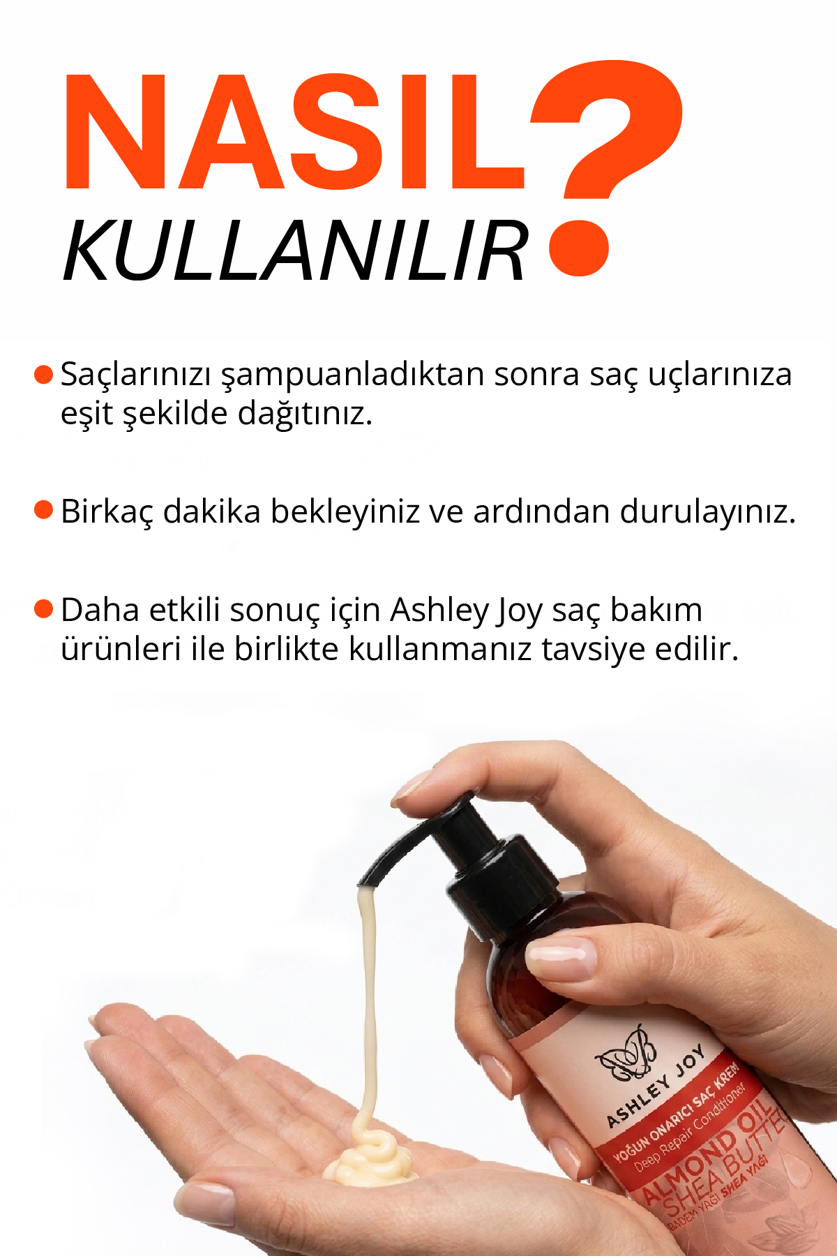ماسک نرم کننده و  ترمیم کننده مو با آبکشی با حجم 250 میل اشلی جوی Ashley Joy