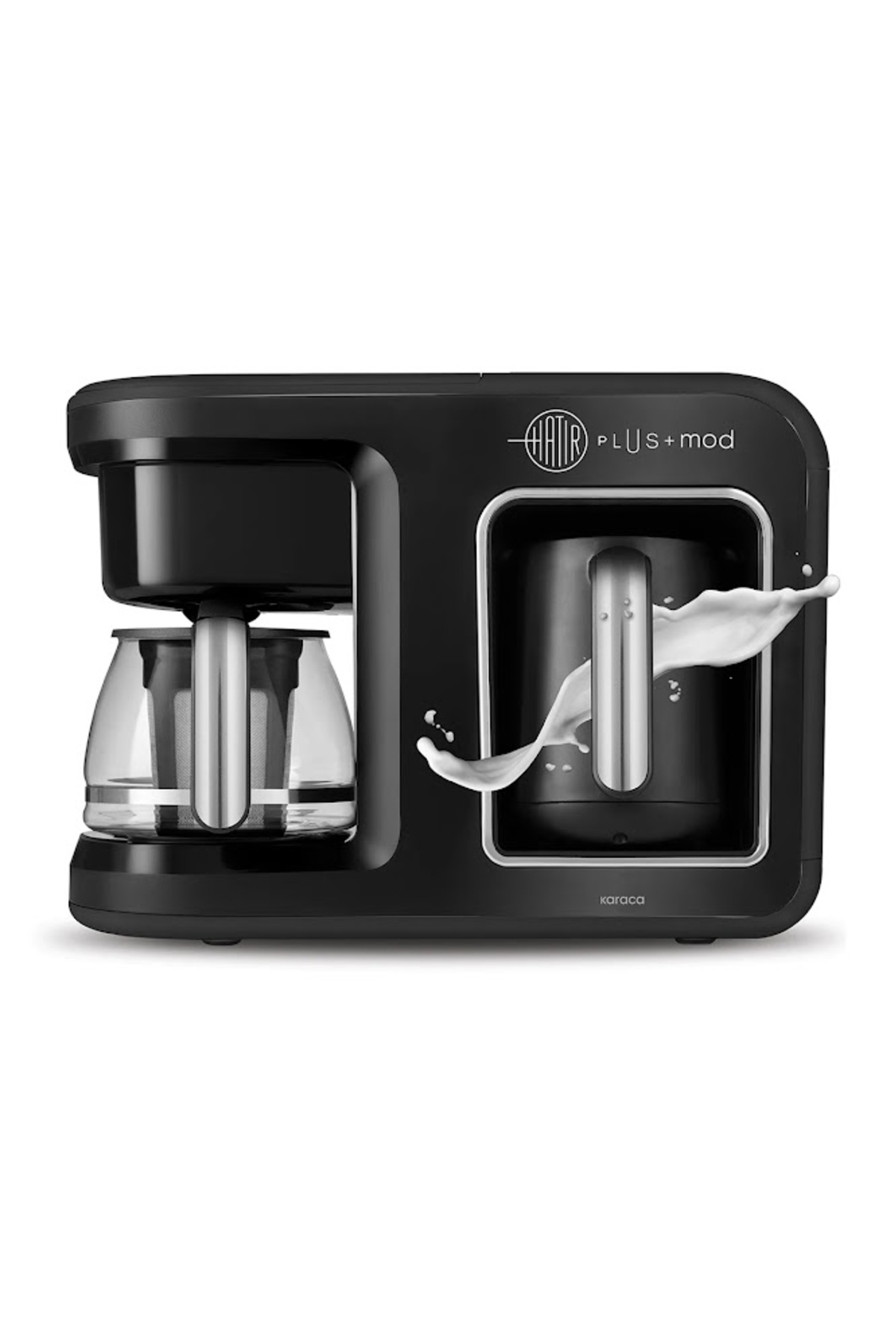 قهوه ساز ترک PLUS MOD 5 IN 1 ESSENTIAL COFFEE MACHINE مشکی CHROME اورجینال Karaca