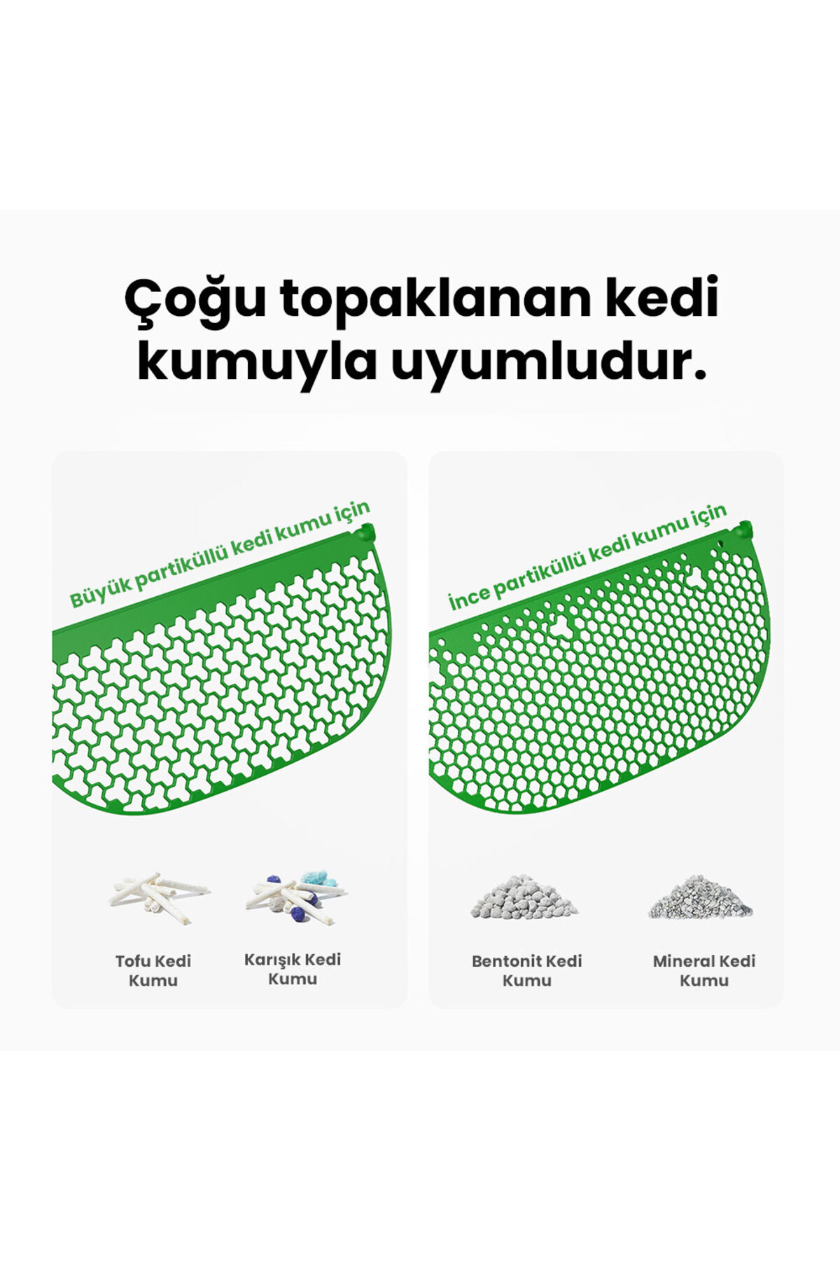 ست تمیزکننده خاک گربه سوراخ‌ریز و مغناطیسی پت‌کیت Petkit