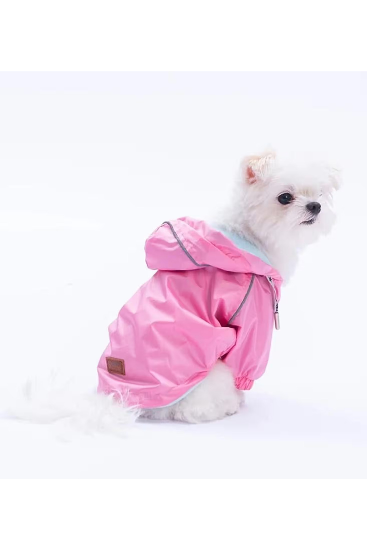 بارانی سگ صورتی پلار ضدآب Pawstar Pluvia V25 لاکی‌پا LuckyPaw