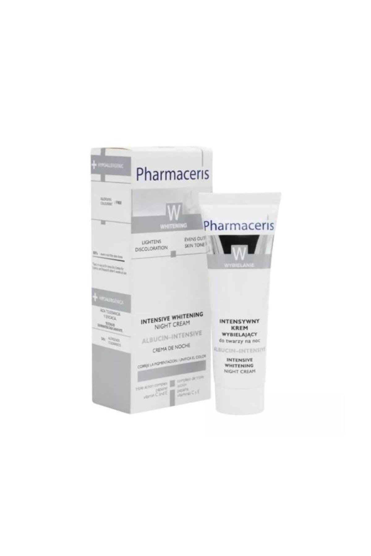 کرم صورت شب سفید کننده فشرده W آلبوسین 30 میل Pharmaceris