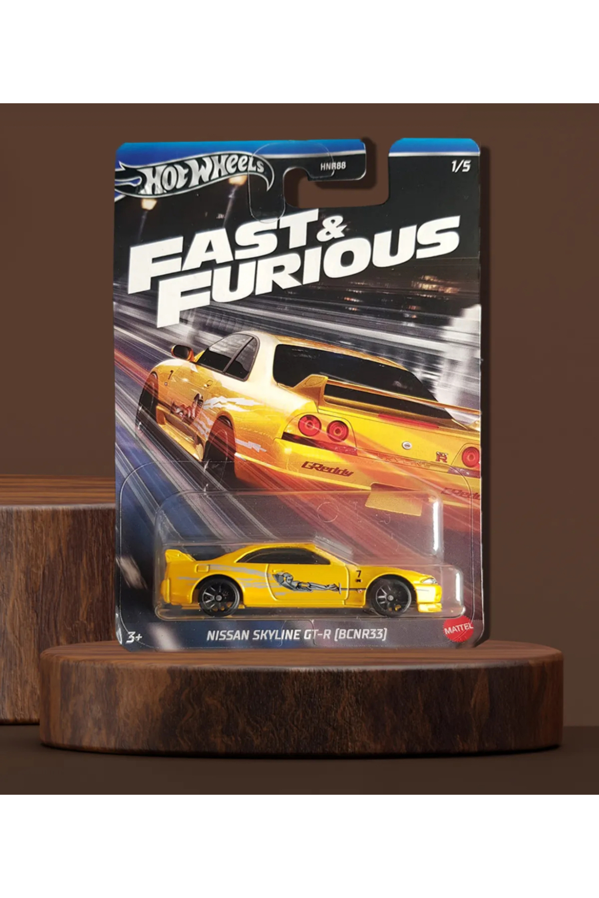 ماشین اسباب بازی نیسان اسکای لاین GT R BCNR33 HOT WHEELS